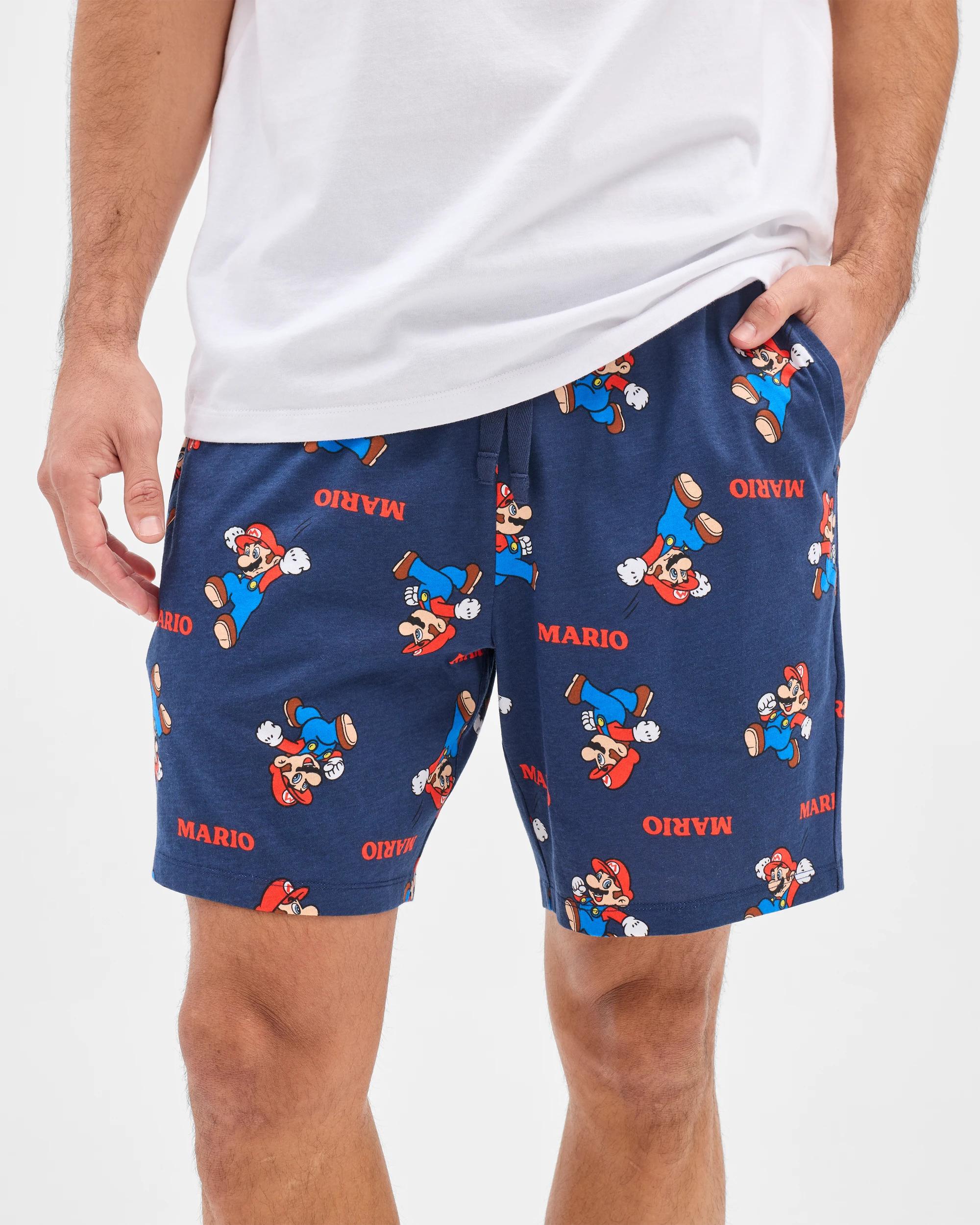 6 Licensed Super Mario Australian Cotton Pyjama Set MARIO CART WHITE, 6 of 7
