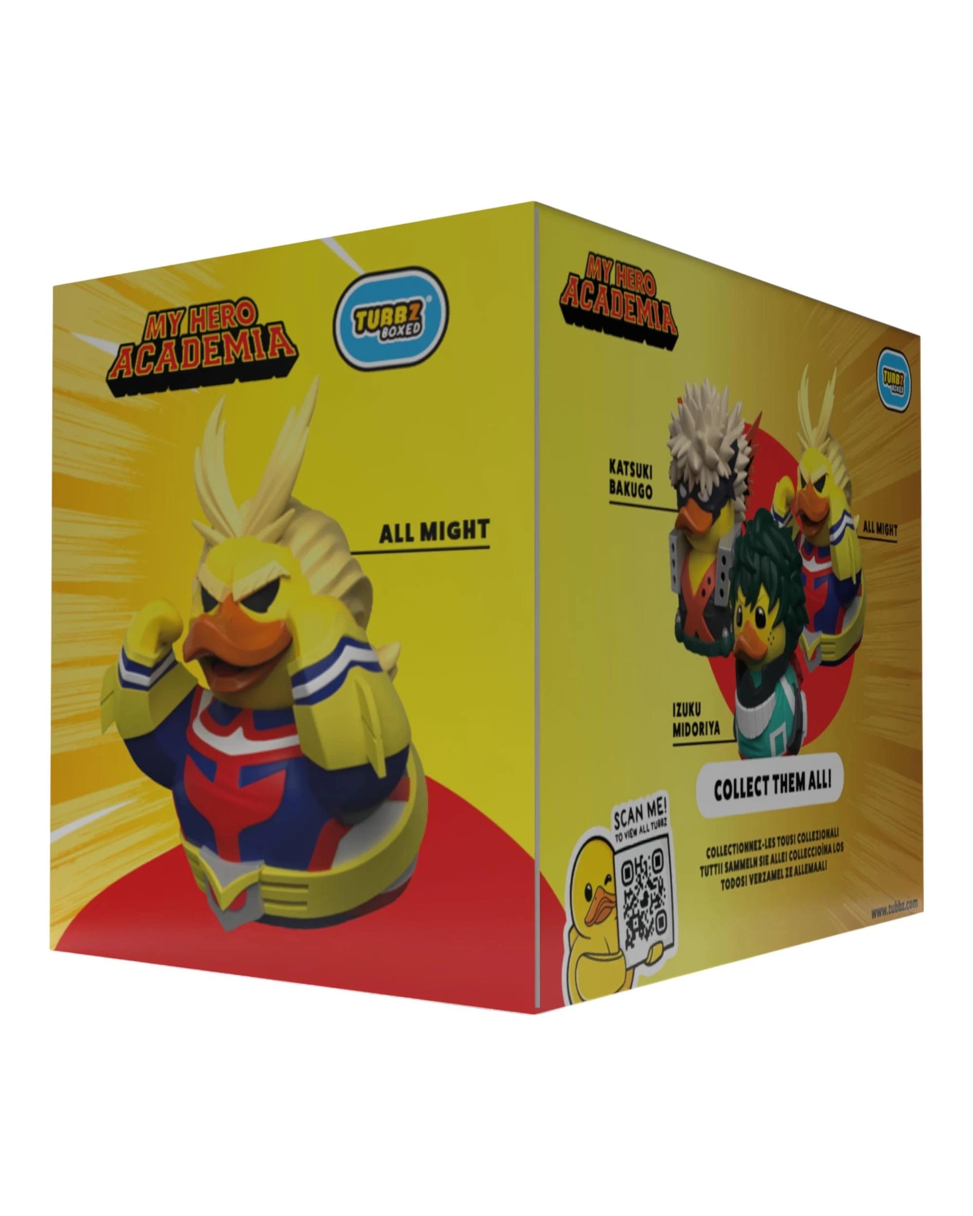 4 TUBBZ My Hero Academia All Might Boxed Edition Cosplaying Duck Figure, 4 of 4