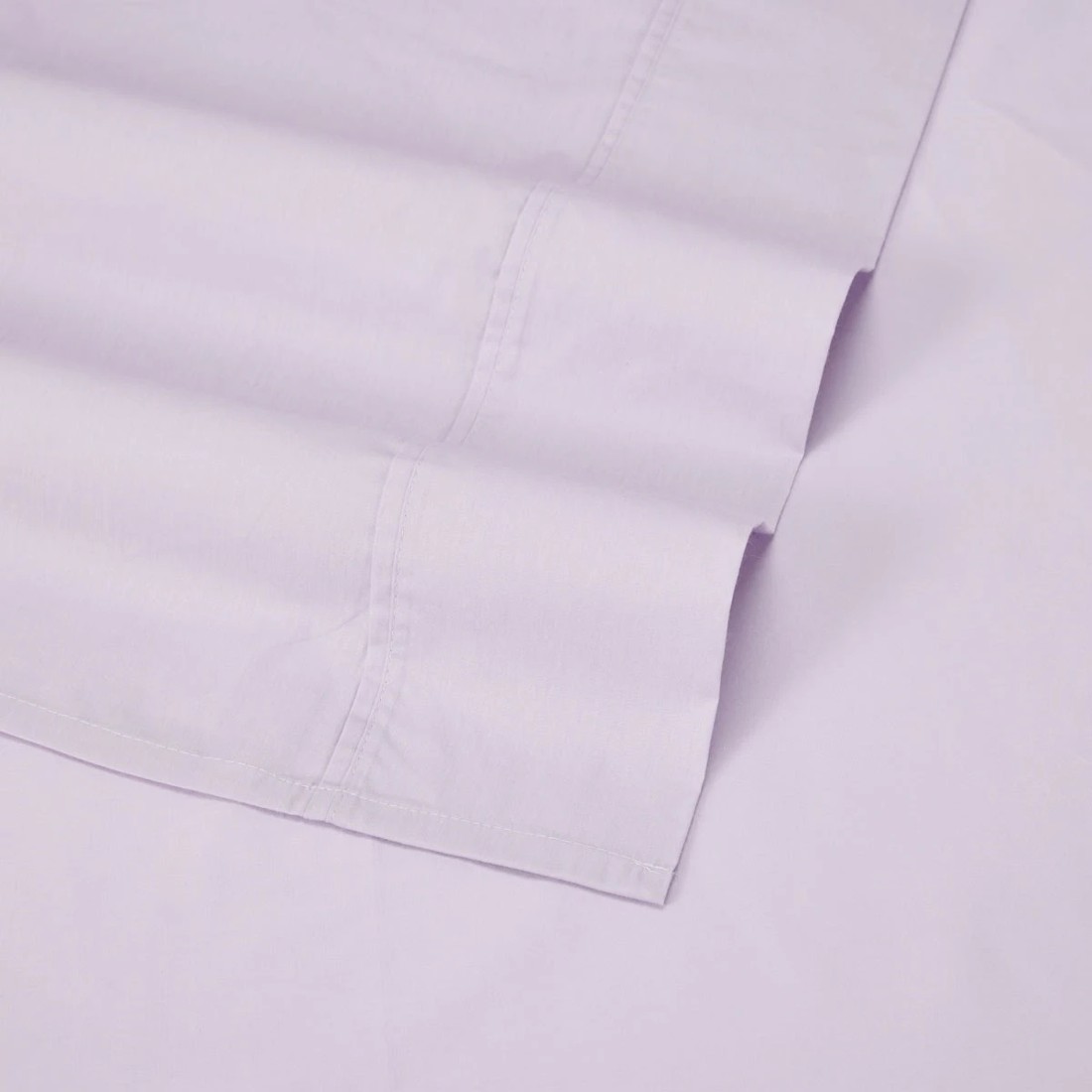 4 250 Thread Count Cotton Rich Sheet Set - Single Bed, Lilac, 4 of 7