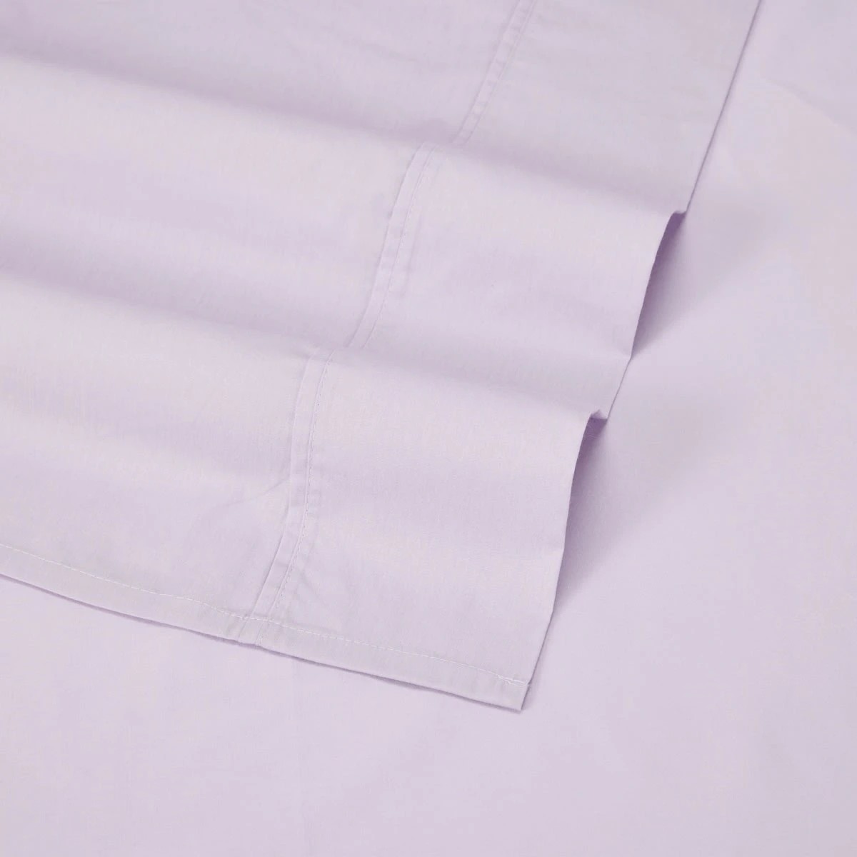4 250 Thread Count Cotton Rich Sheet Set - Single Bed, Lilac, 4 of 7