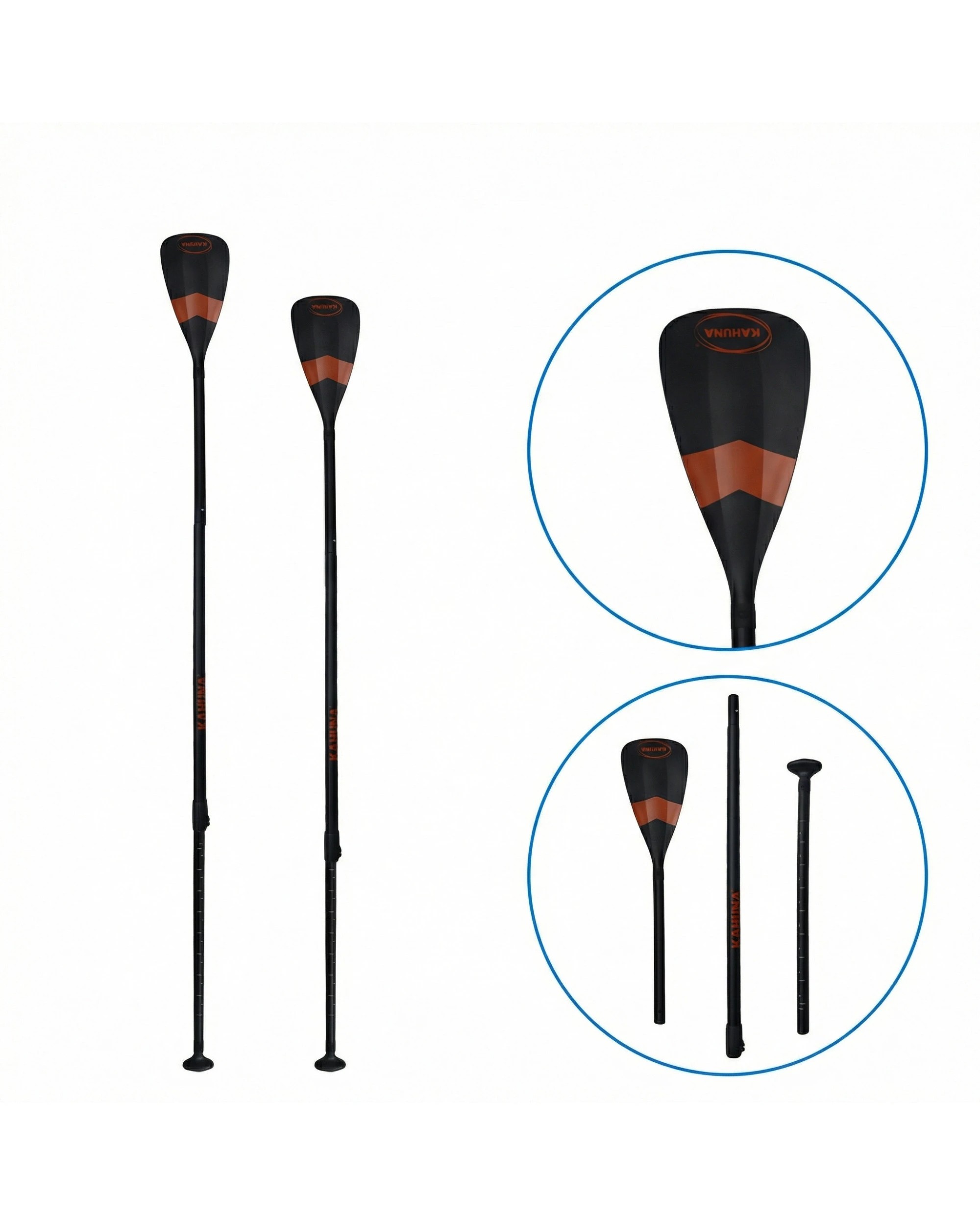 9 Kahuna Hana Inflatable Stand Up Paddle Board 10FT with iSUP Accessories - Blue, 9 of 9