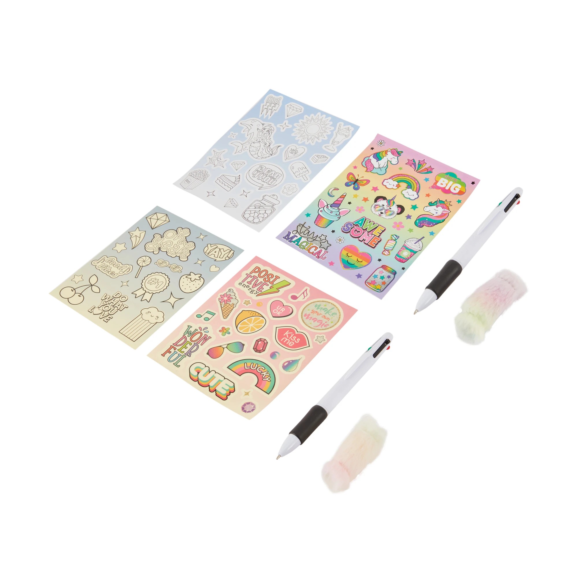 6 WeCool iLY Fluffy Journal Set - Assorted, 6 of 7