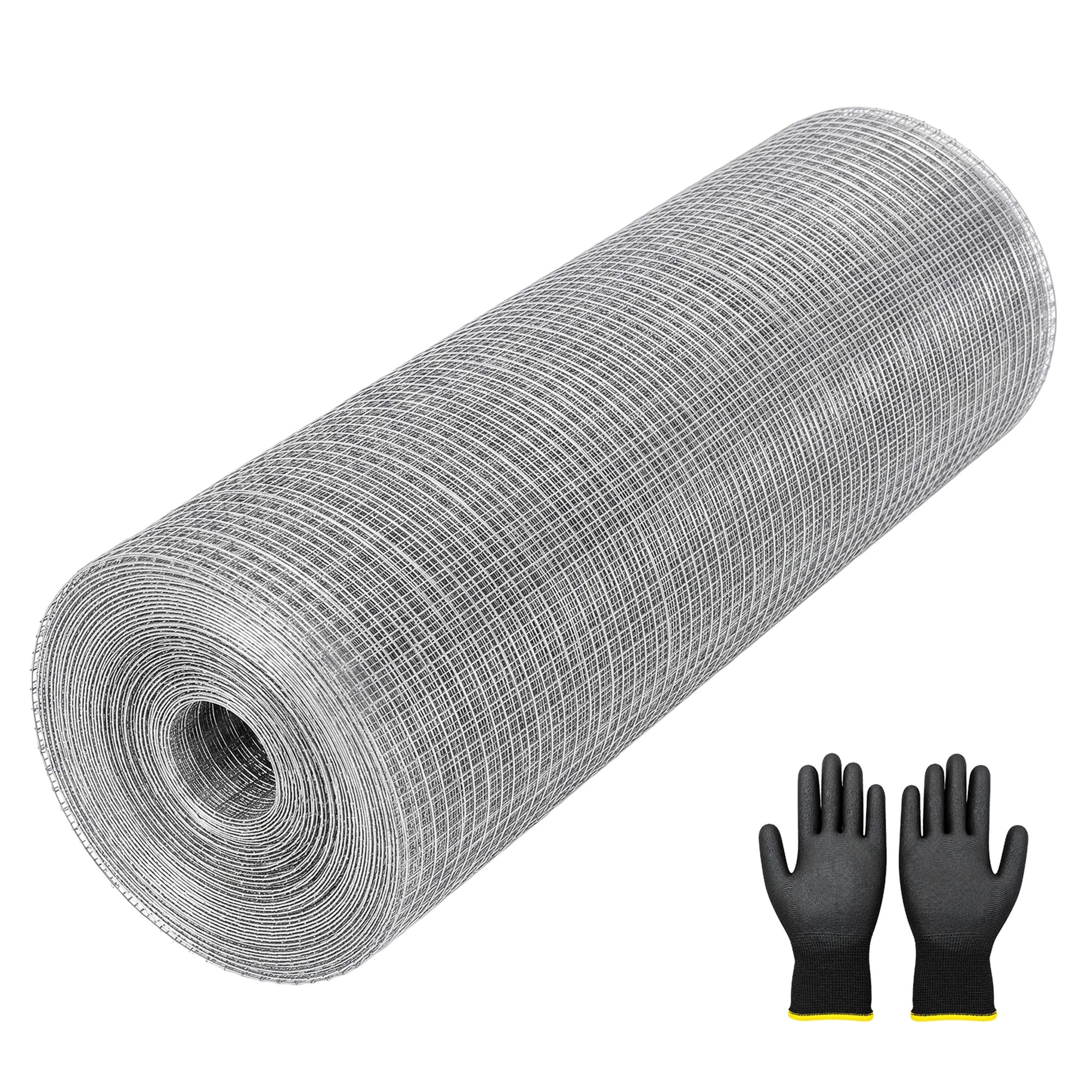 1 Lambu Rat Mesh Galvanized Steel 6mm 12mx40cm Roll Garden Pest Control Silver, 1 of 8