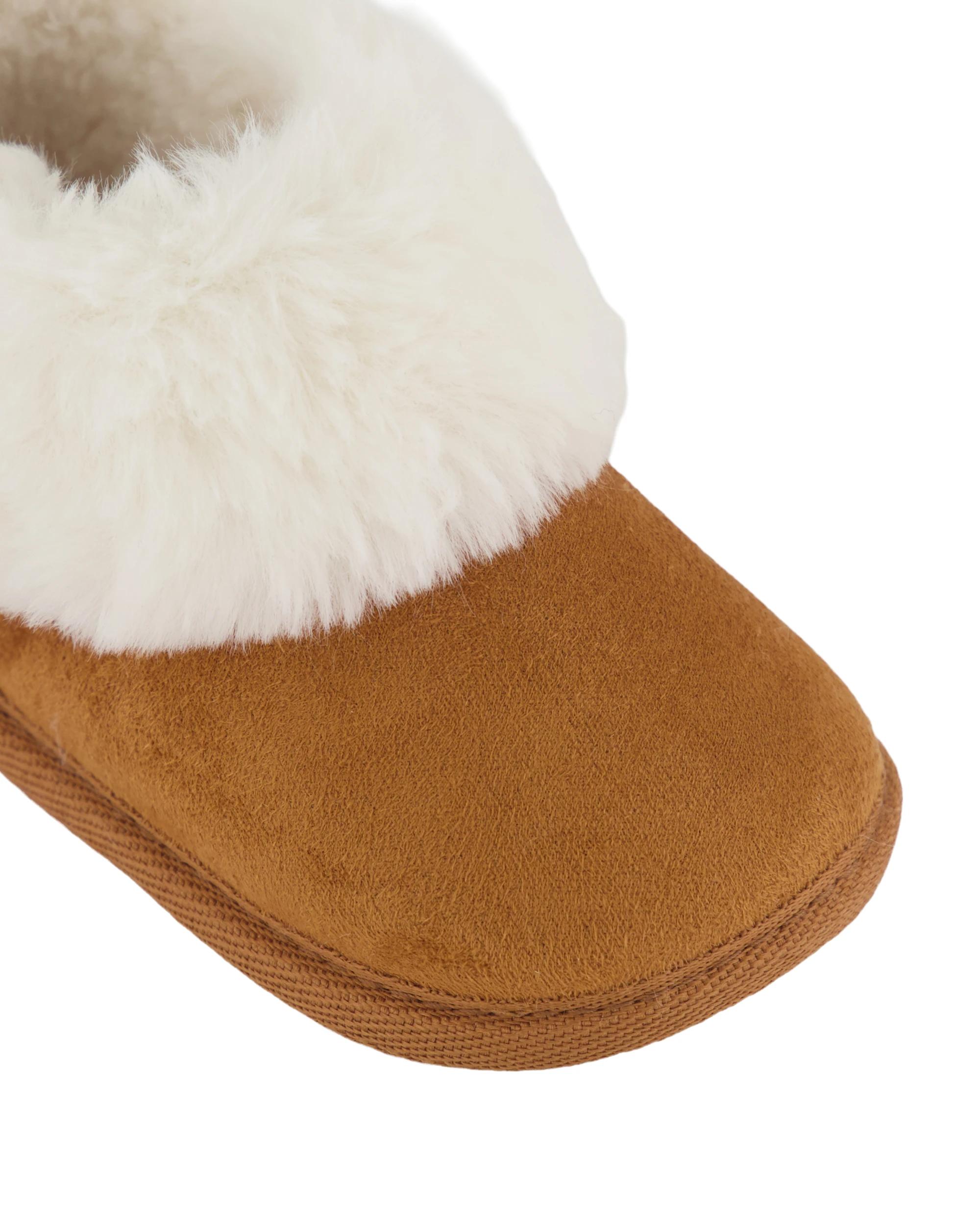 4 Baby Slipper Boots Chestnut, 4 of 4