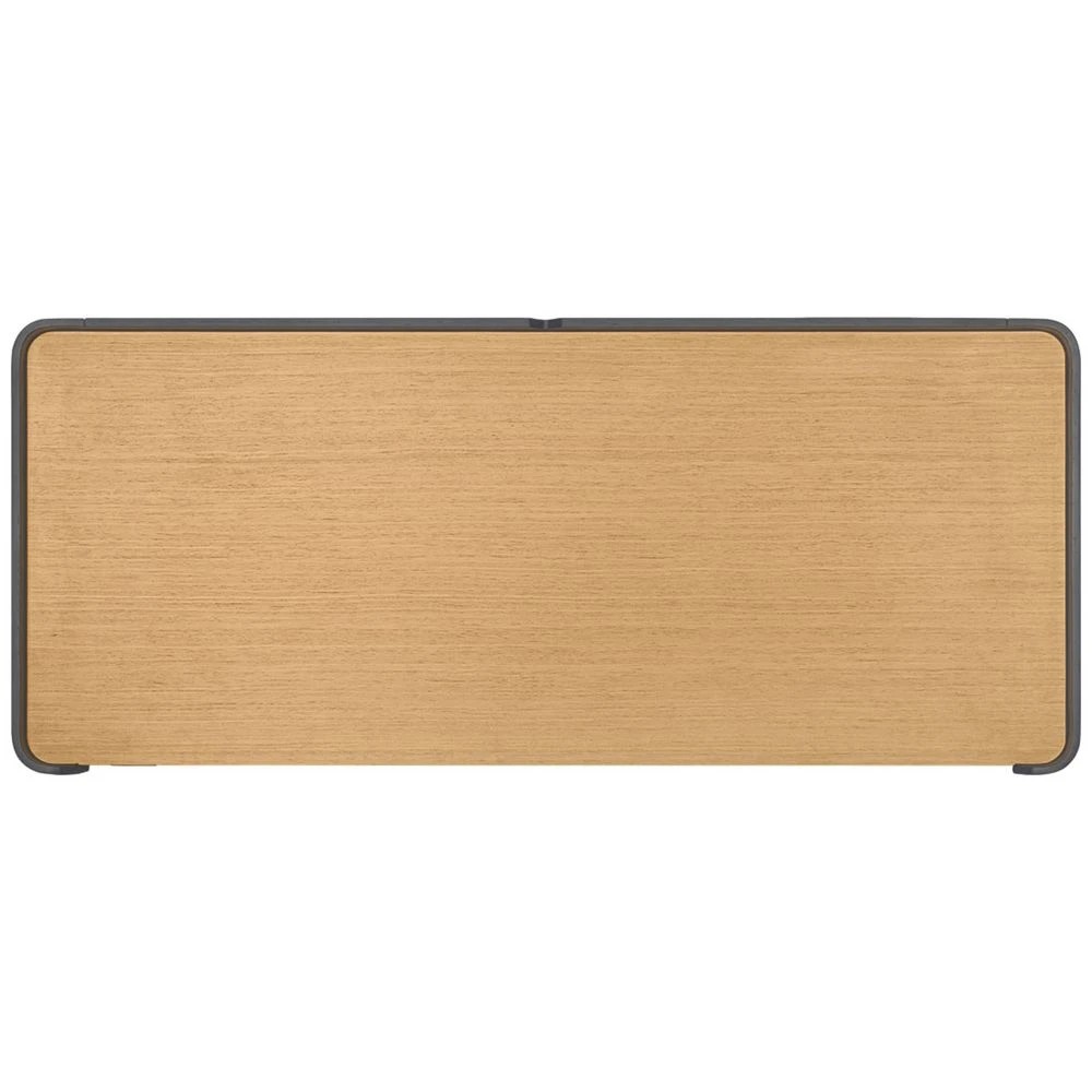 10 Stilford Leipzig 2 Drawer 1400mm Desk Charcoal and Oak Desks, Tables and Workstations, 10 of 10