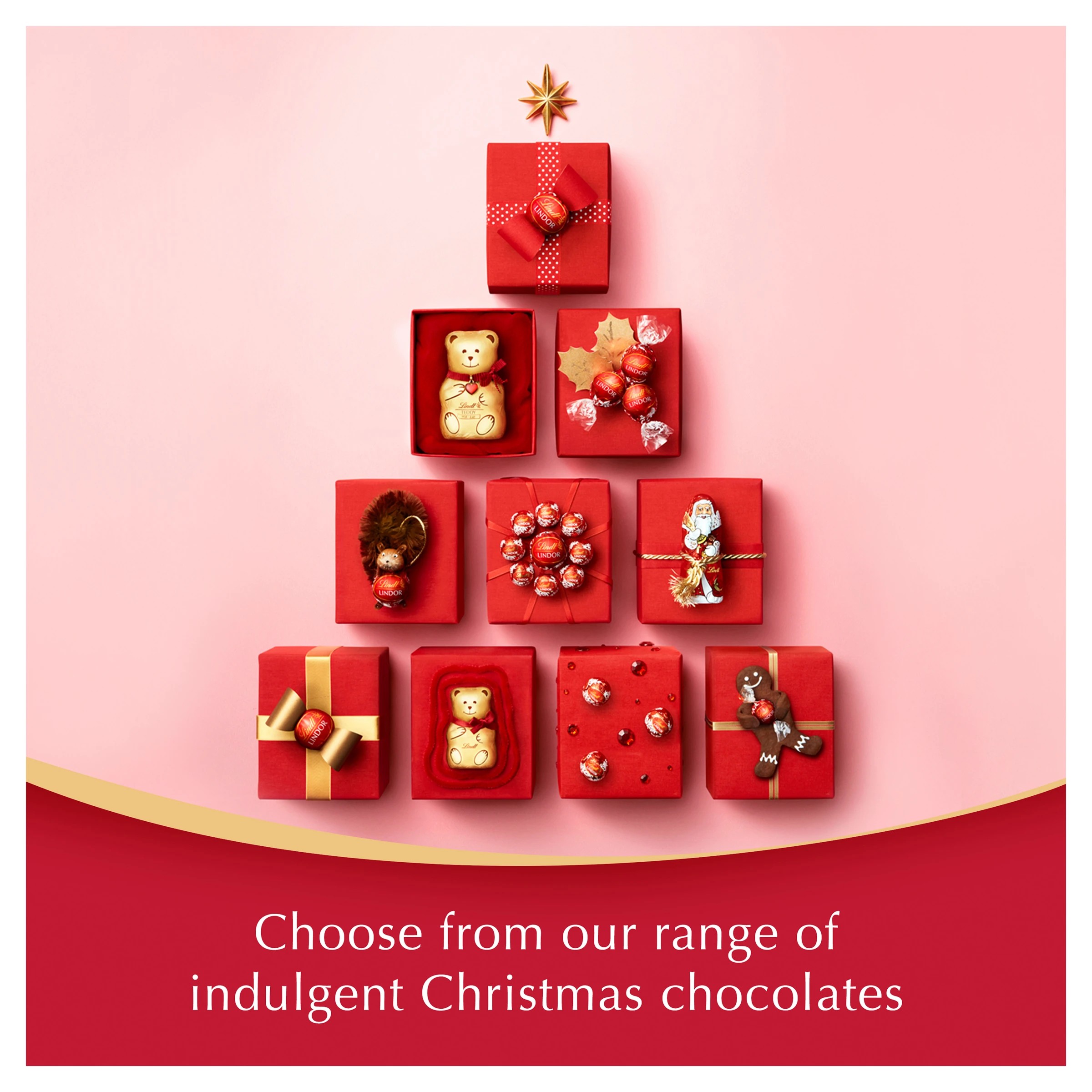 7 Lindt Teddy Advent Calendar Assorted Chocolates 170g, 7 of 8