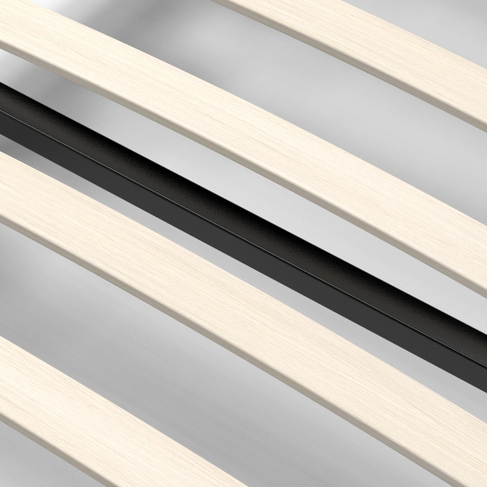 9 Alfordson Bed Frame Single Size Mattress Base Foundation Leather Basel - Black, 9 of 10