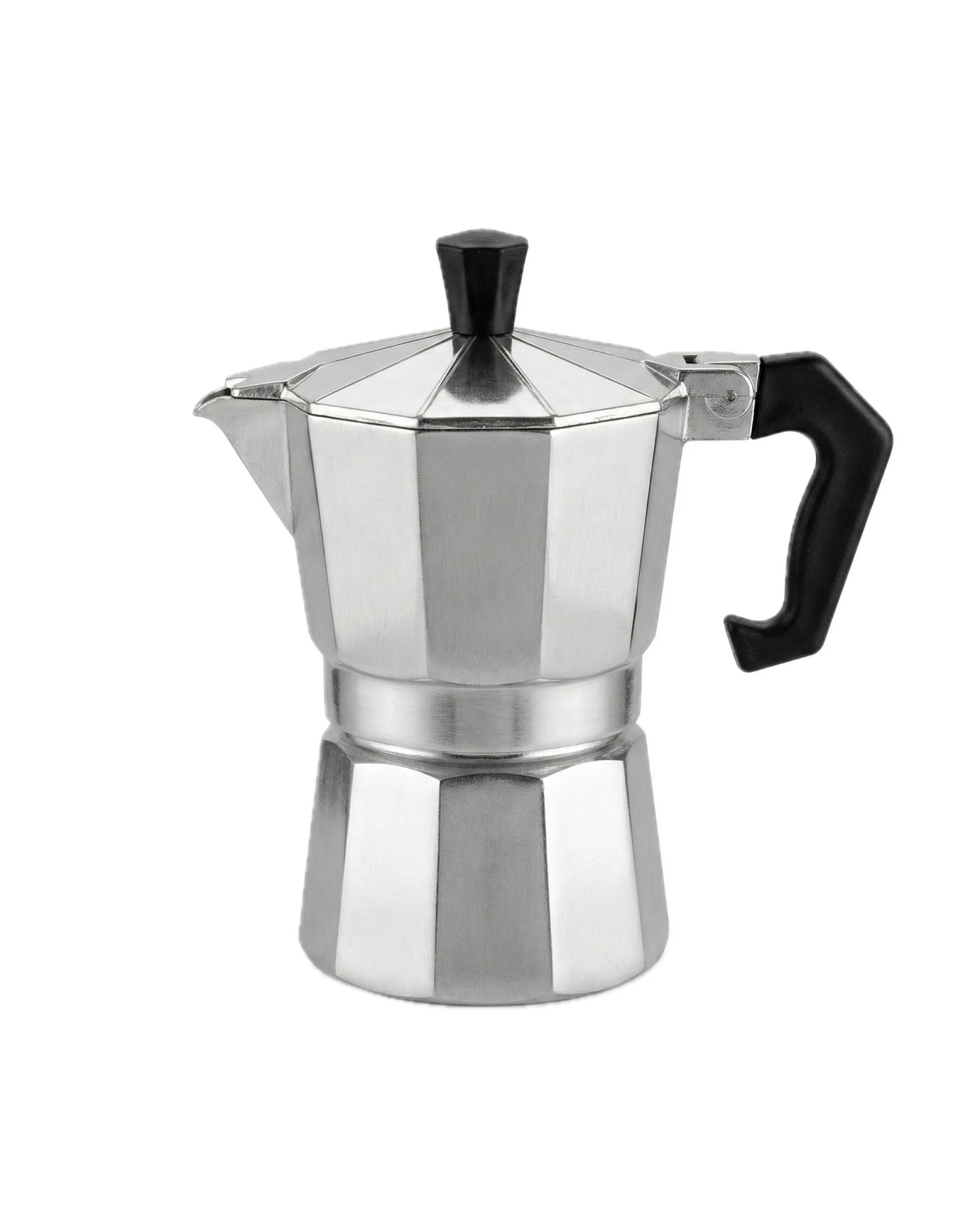 1 BR Home 3 Cup Moka Espresso Percolator in Aluminium, 1 of 5