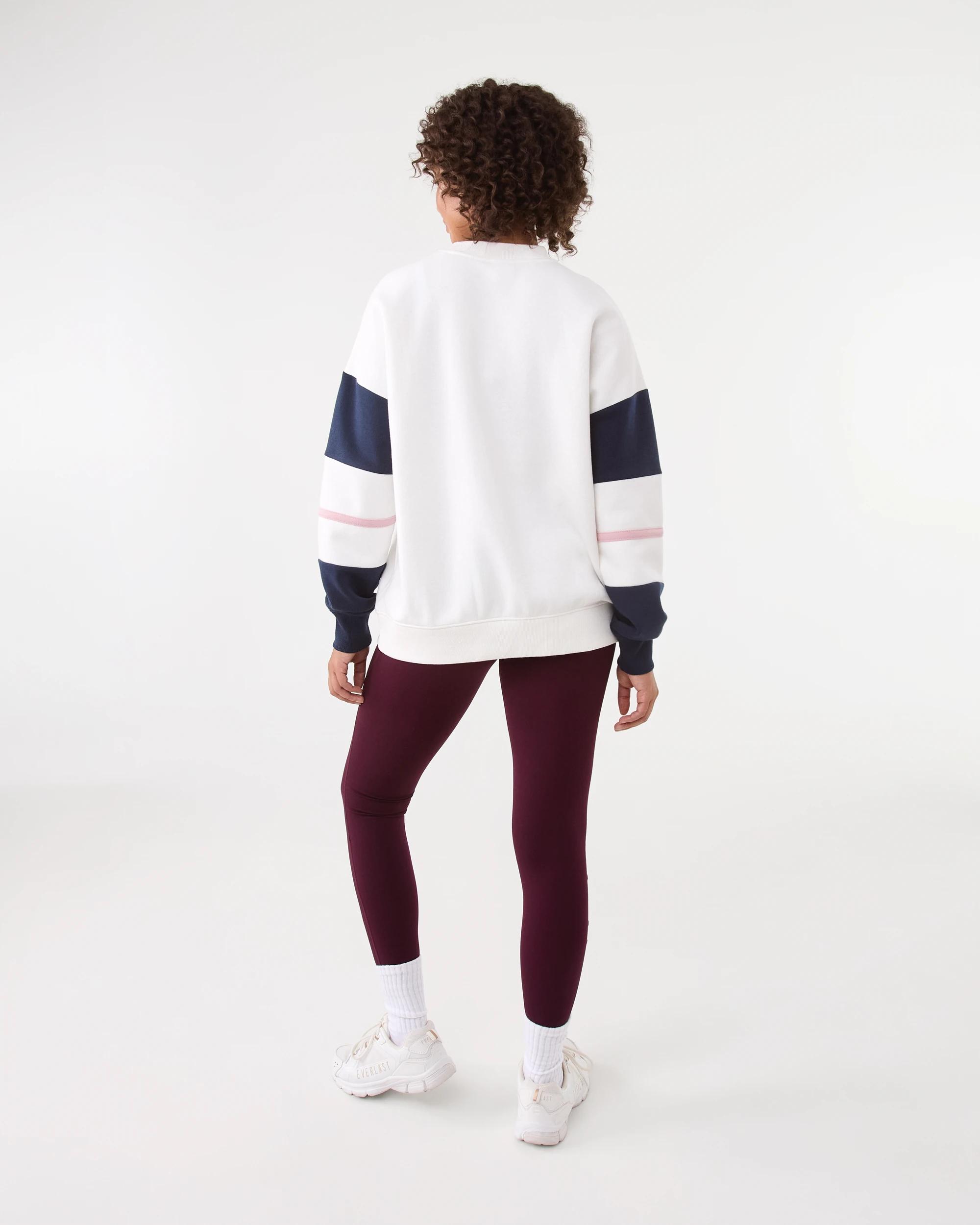 4 Everlast Womens Colourblock Sweatshirt Mrshmallow, 4 of 7