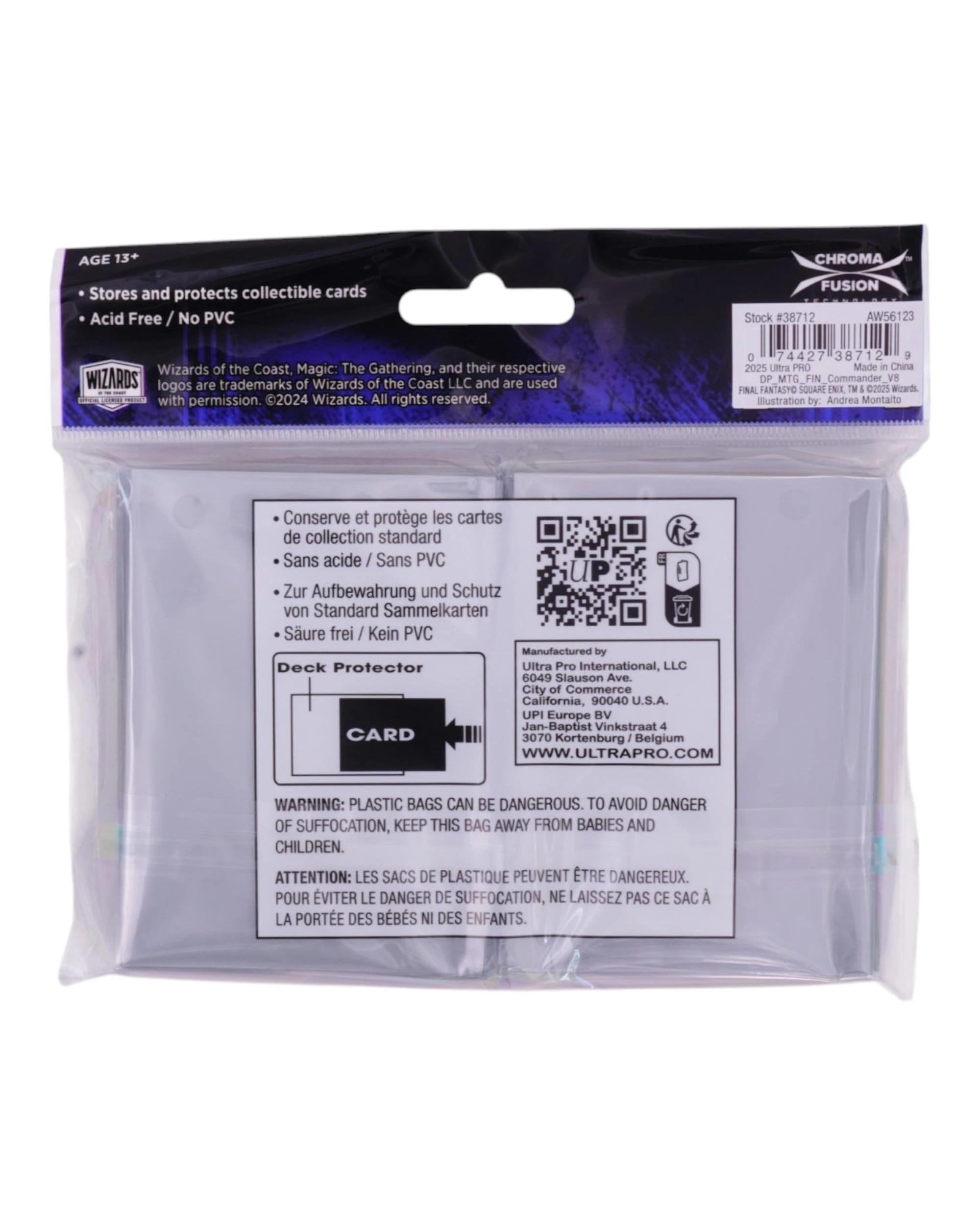 3 Ultra Pro Magic the Gathering Final Fantasy Gysahl Greens Chocobo Deck Protector Sleeves - 100 Pack - Multi, 3 of 3