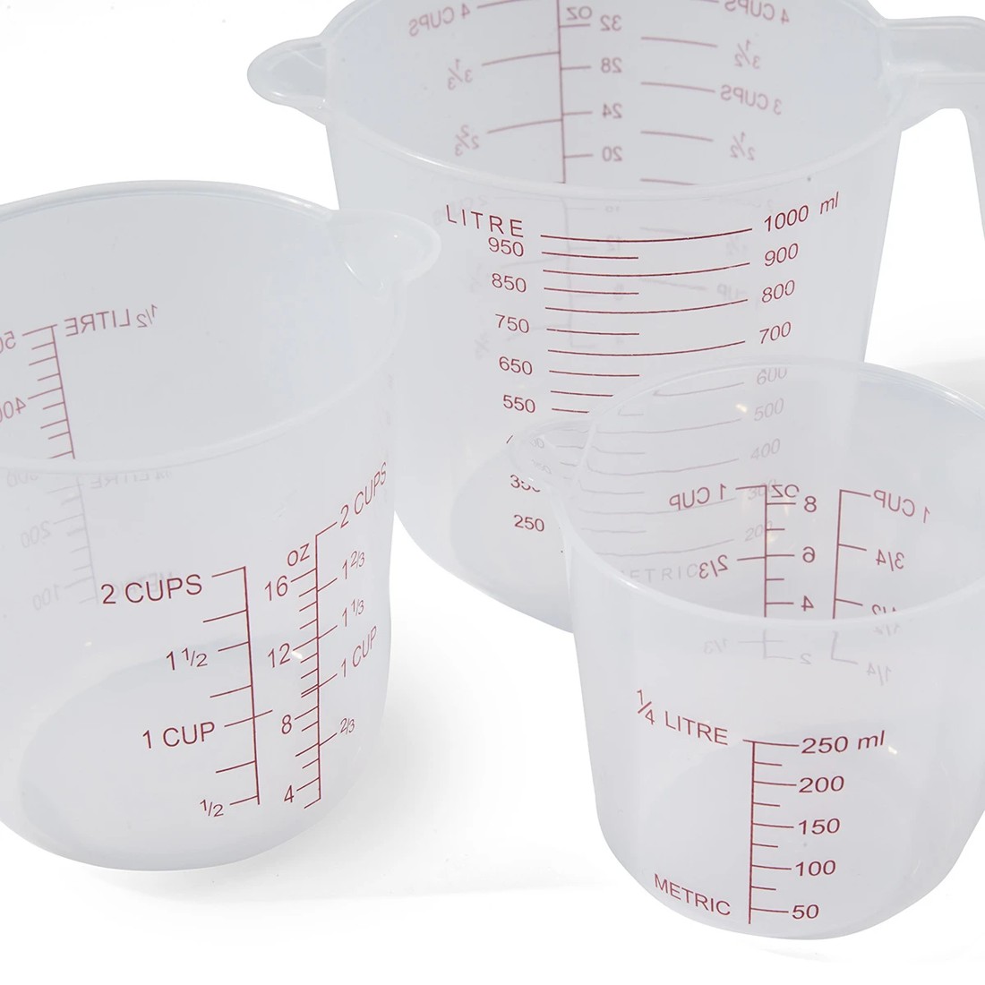 6 Set of 3 Measuring Jugs, 6 of 9