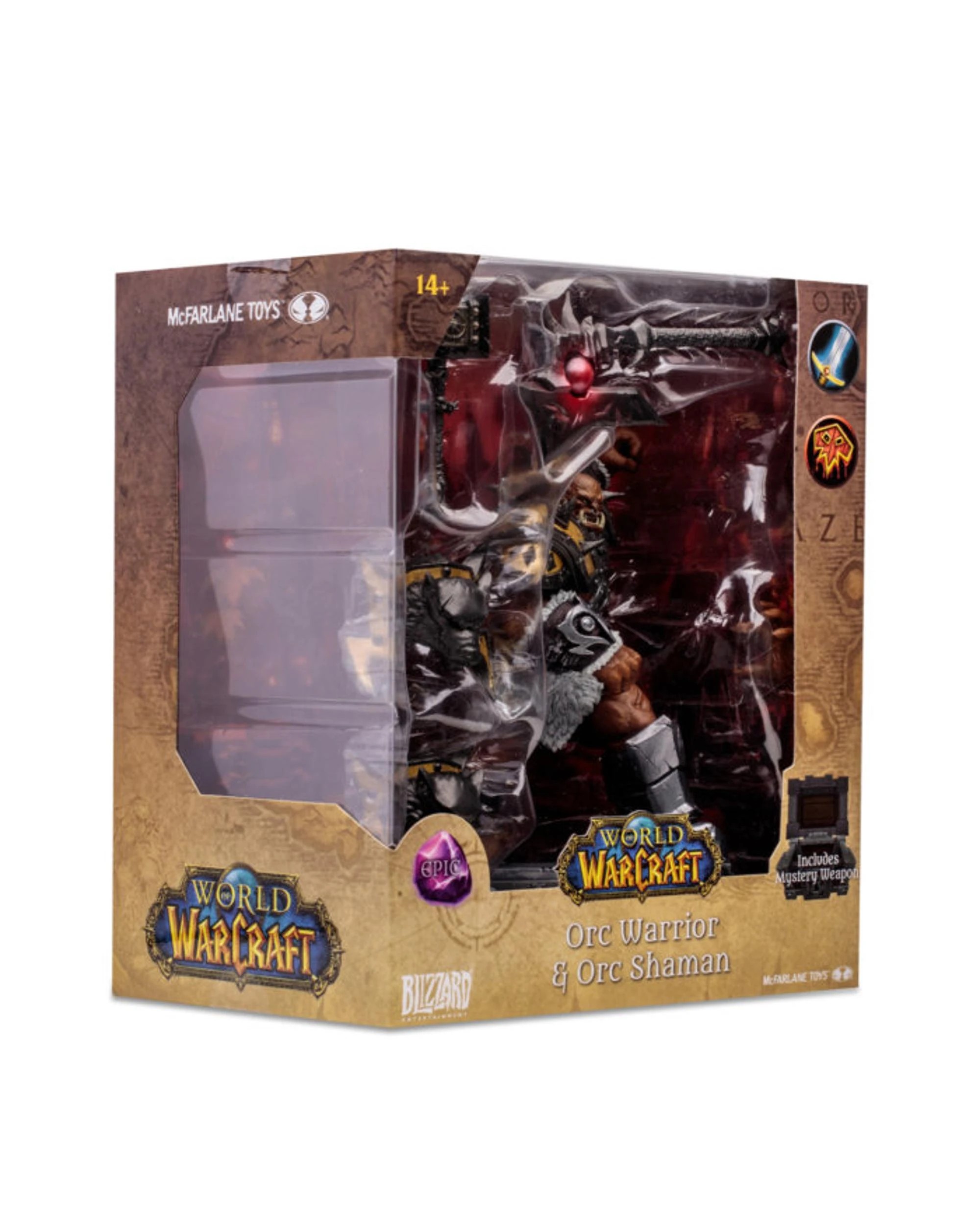 10 McFarlane World Of Warcraft Epic Orc Warrior/Shaman 6 inch Figure, 10 of 10