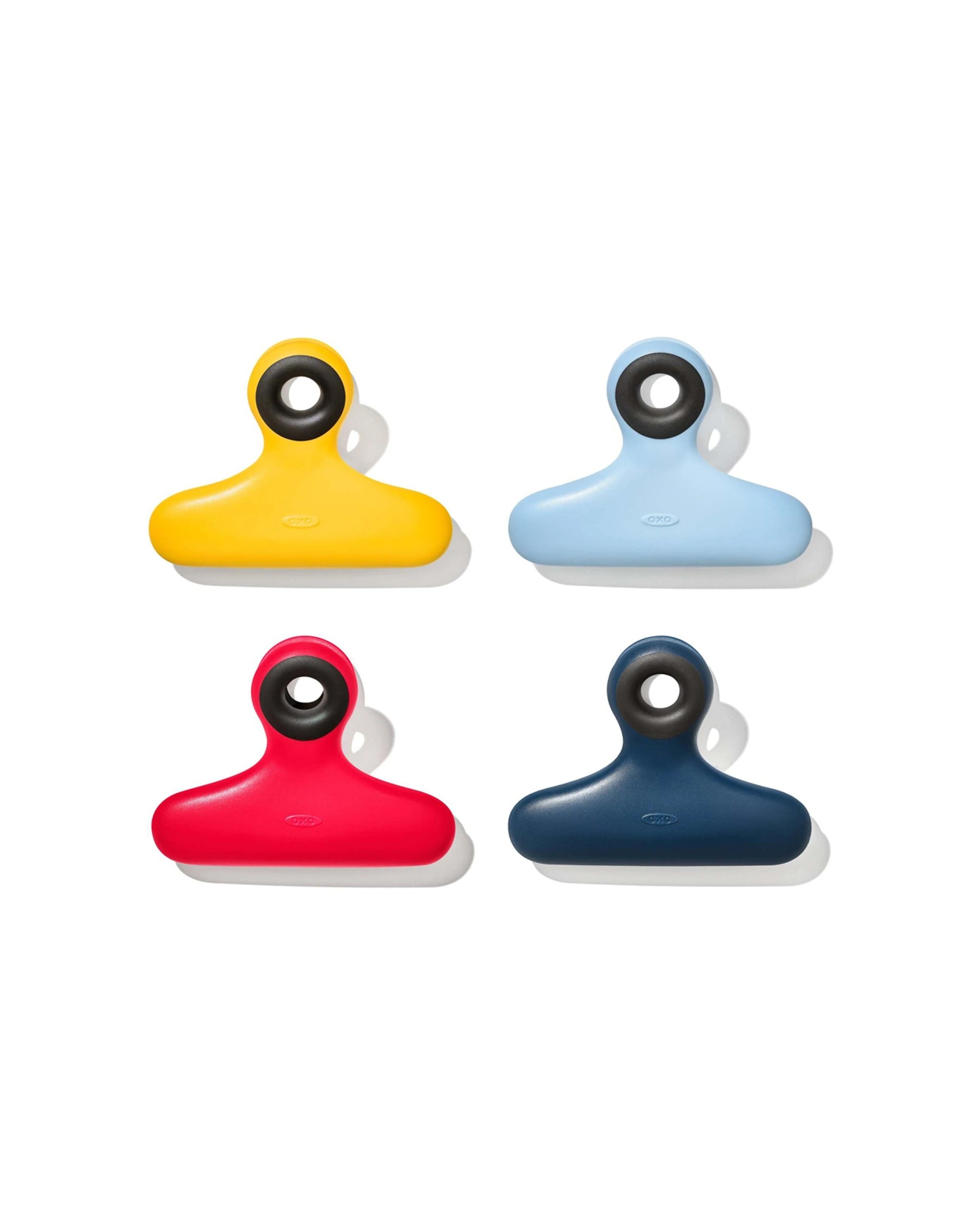 7 Oxo 4pc Set Good Grips Heavy Duty Bag Clips 8.9cm Snack Flour Bag Sealer, 7 of 9