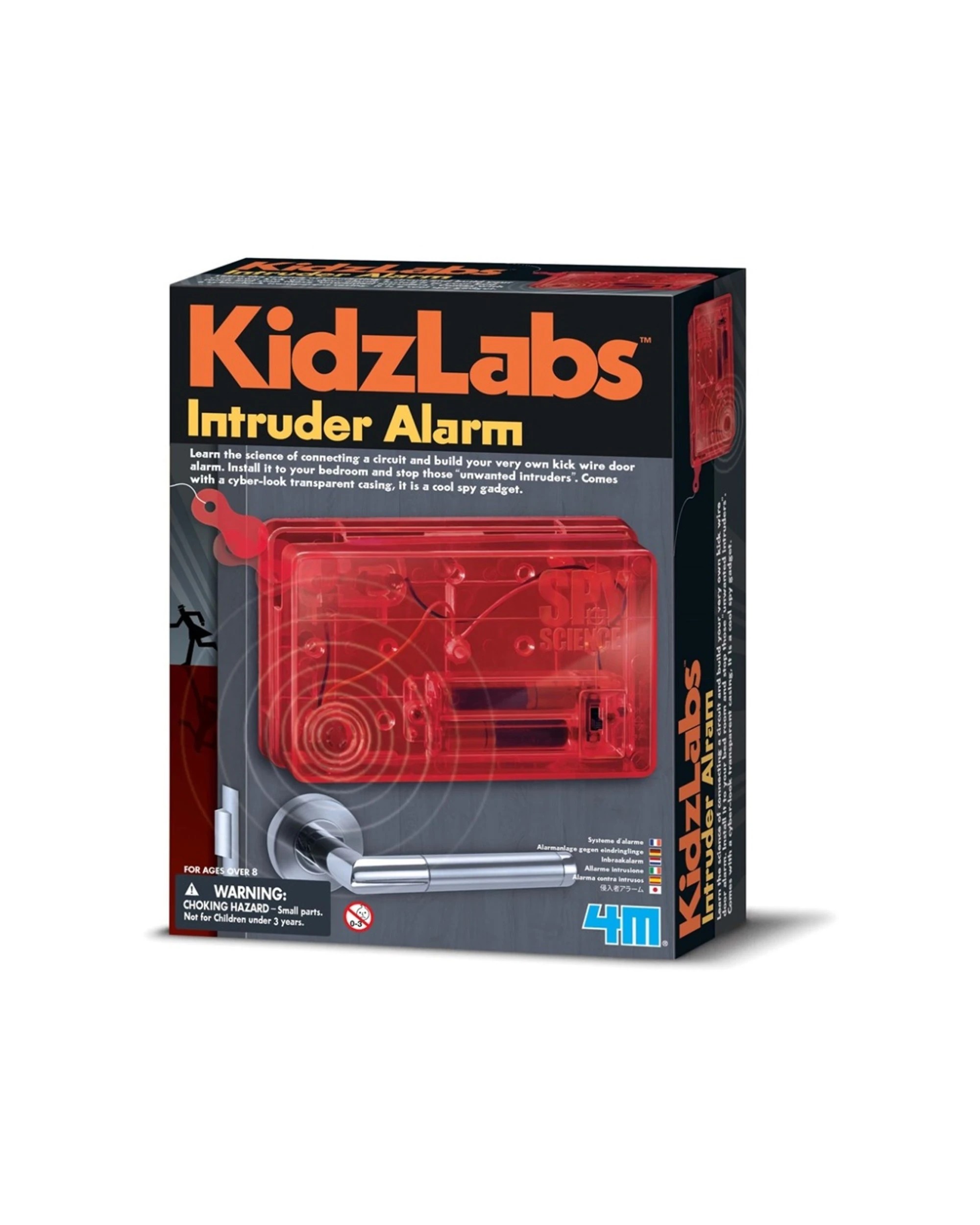 1 4M KidzLabs Spy Science Intruder Alarm Door Buzzer Kids Fun Learning Toy, 1 of 3