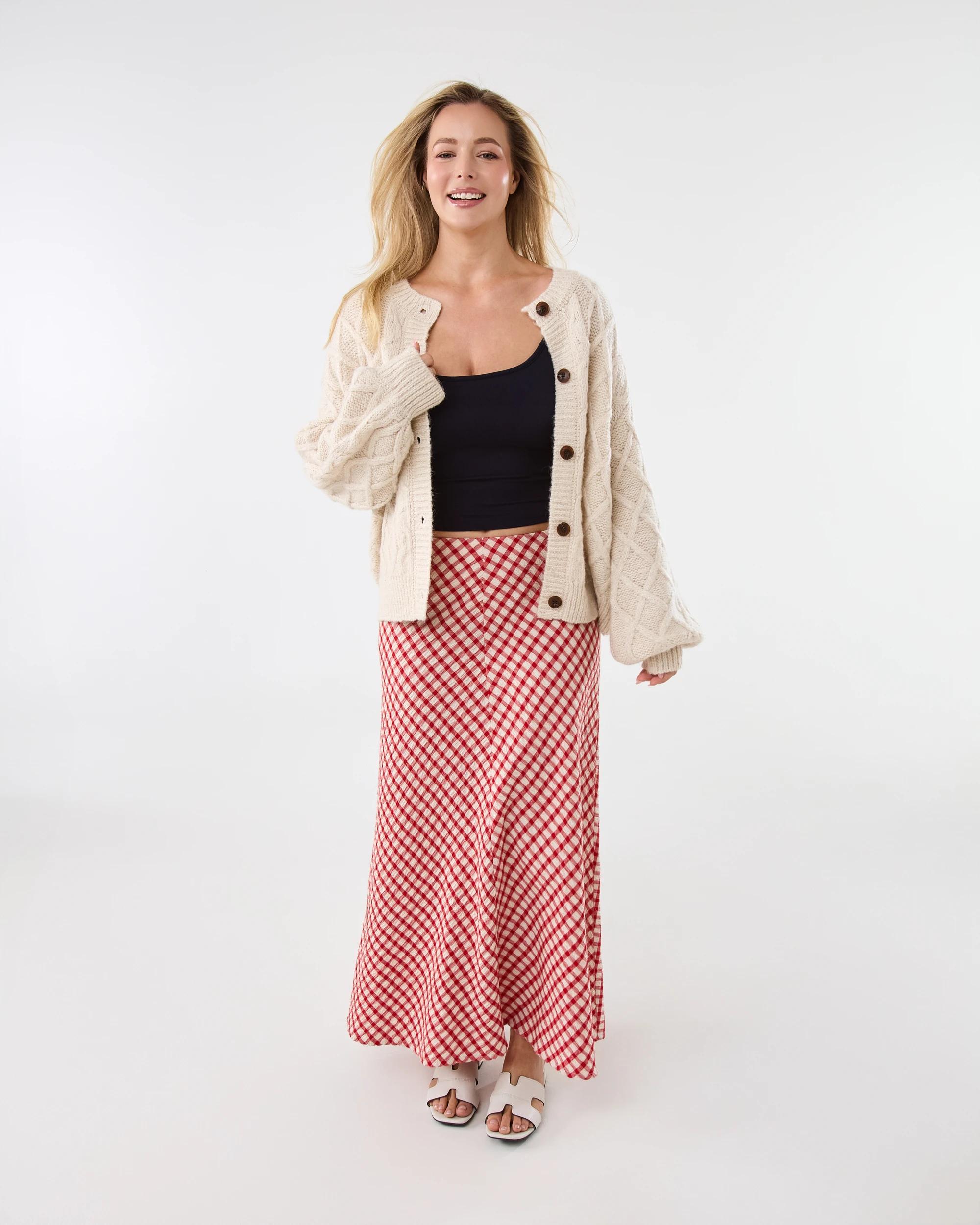 3 Cable Cardigan Bge Otml, 3 of 9