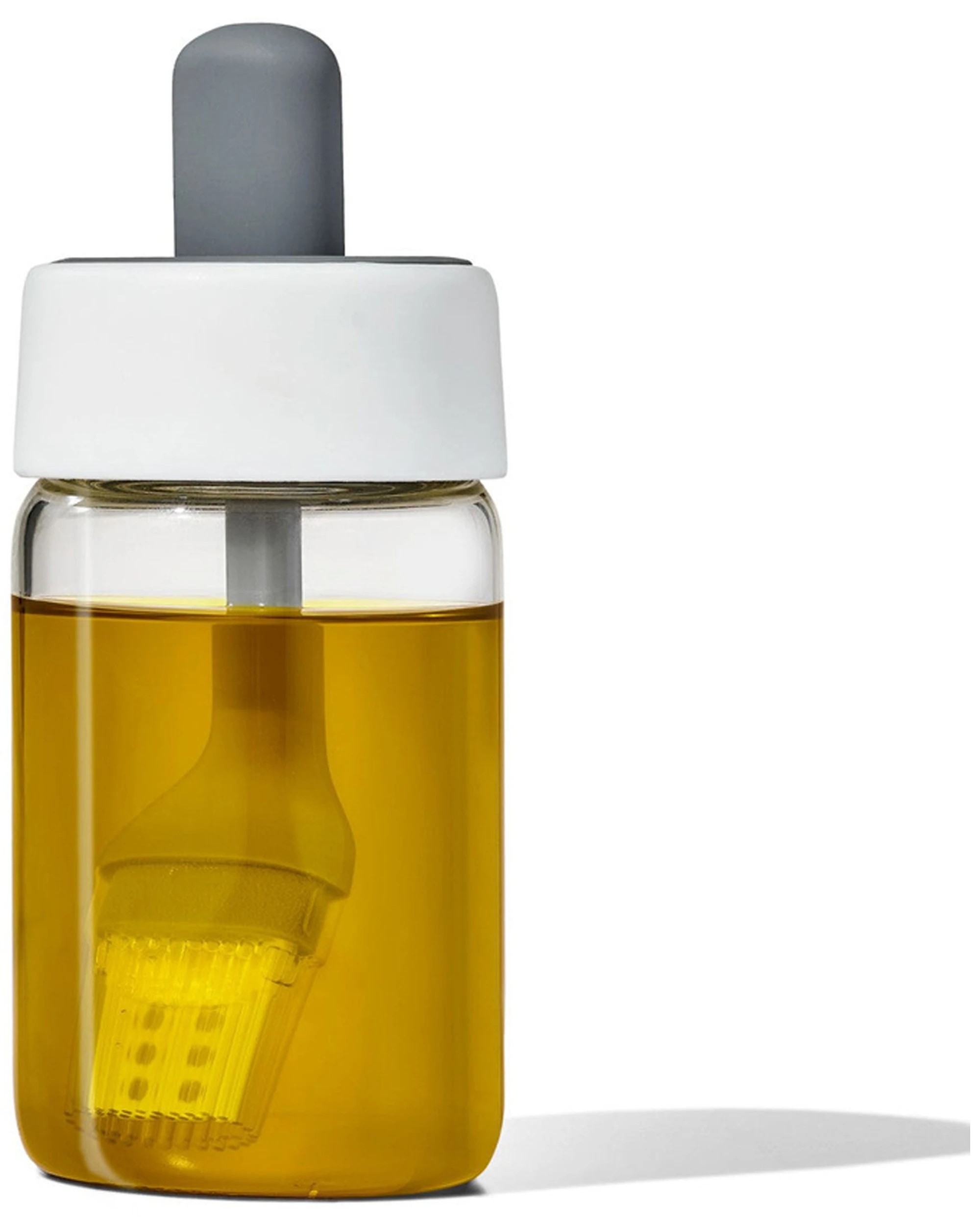 3 OXO Good Grips Glass Oil Bottle with Flexible Silicone Brush - Plain, 3 of 6