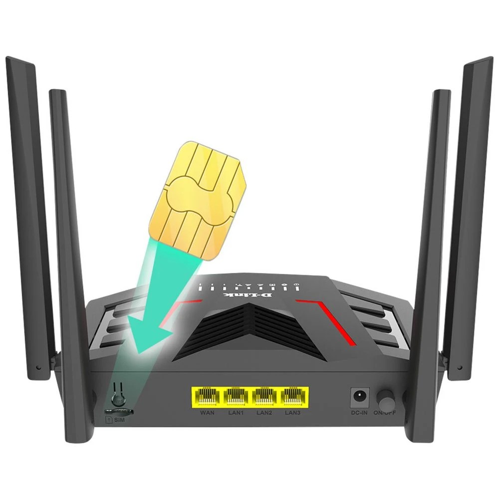 4 D-Link 4G LTE Wi-Fi 6 Mobile Router M955X, 4 of 6