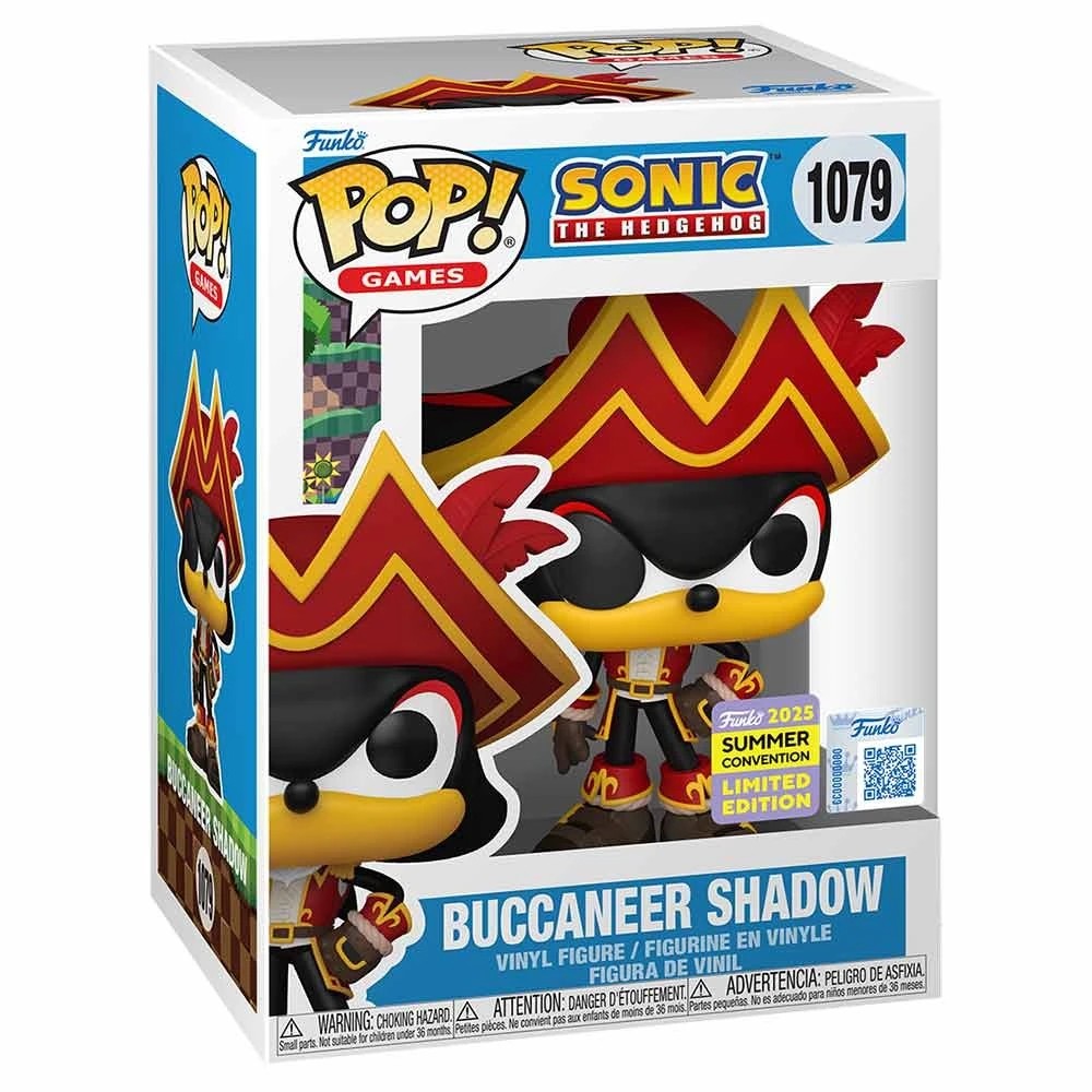 2 Sonic the Hedgehog - Pirate Shadow SDCC 2025 Pop! Vinyl Figure, 2 of 3