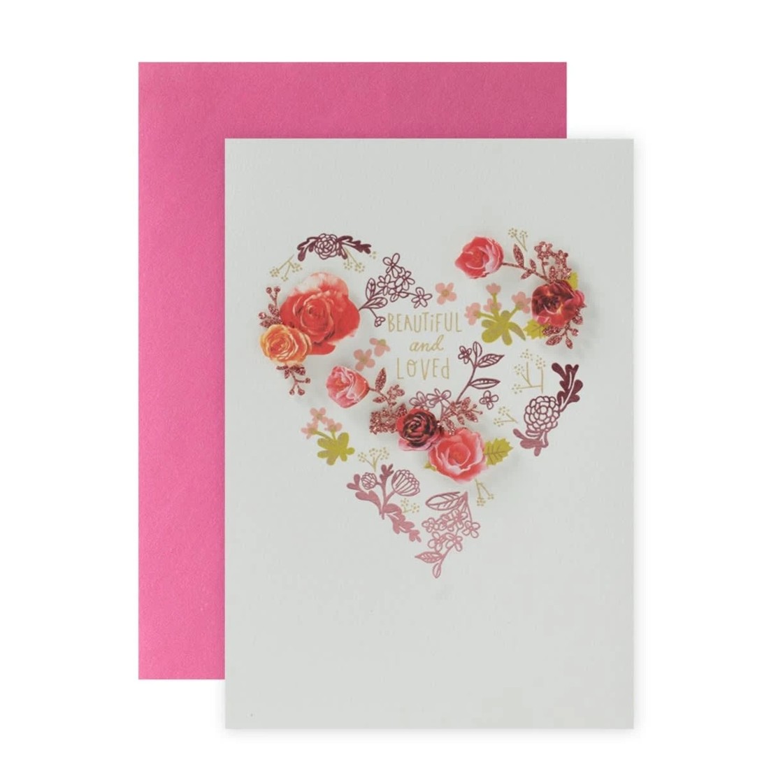 1 Hallmark Signature Birthday Card - Beautiful and Loved, 1 of 3