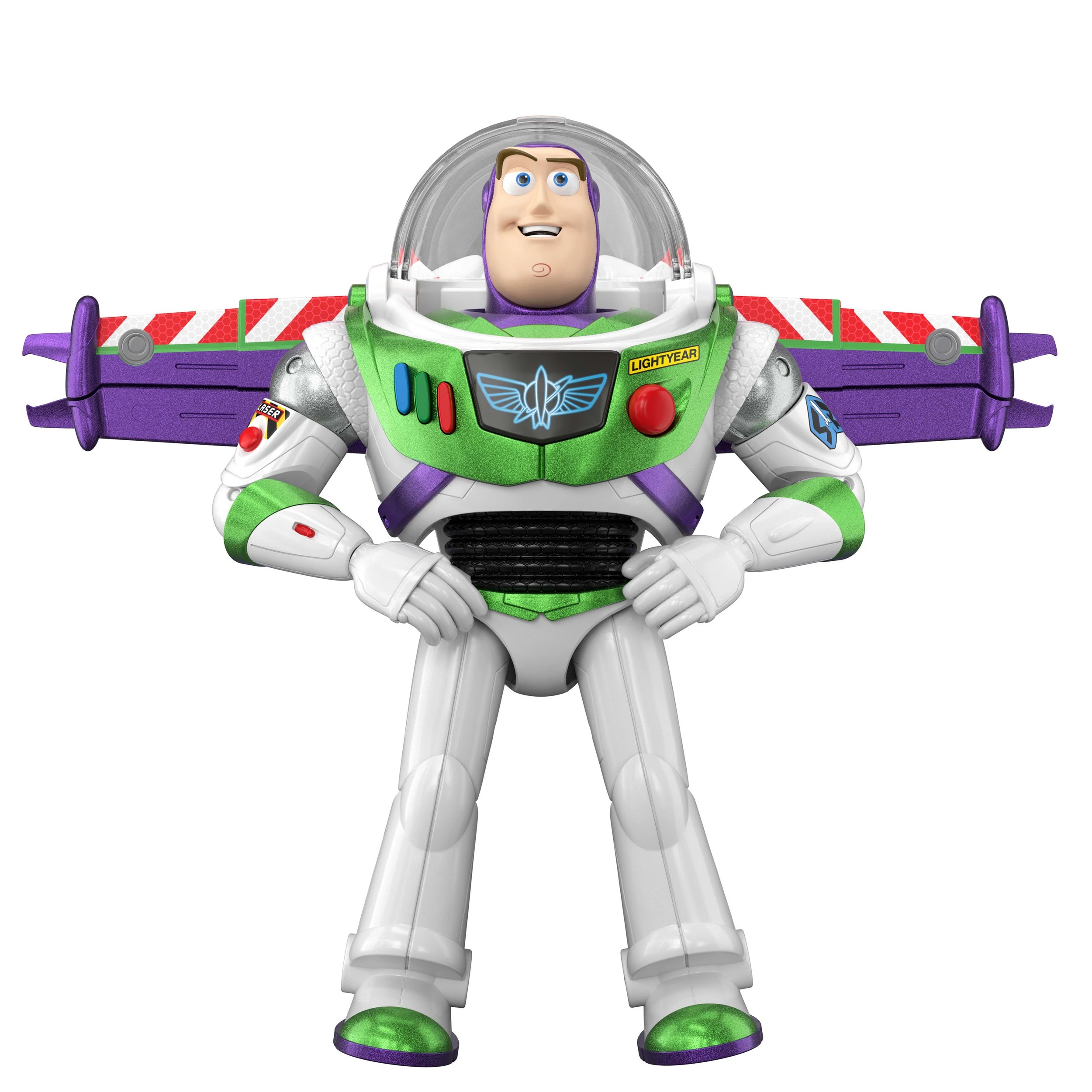 2 30cm Disney and Pixar Toy Story Scale Flight Mode Hi-Tech Edition Buzz Lightyear, 2 of 7