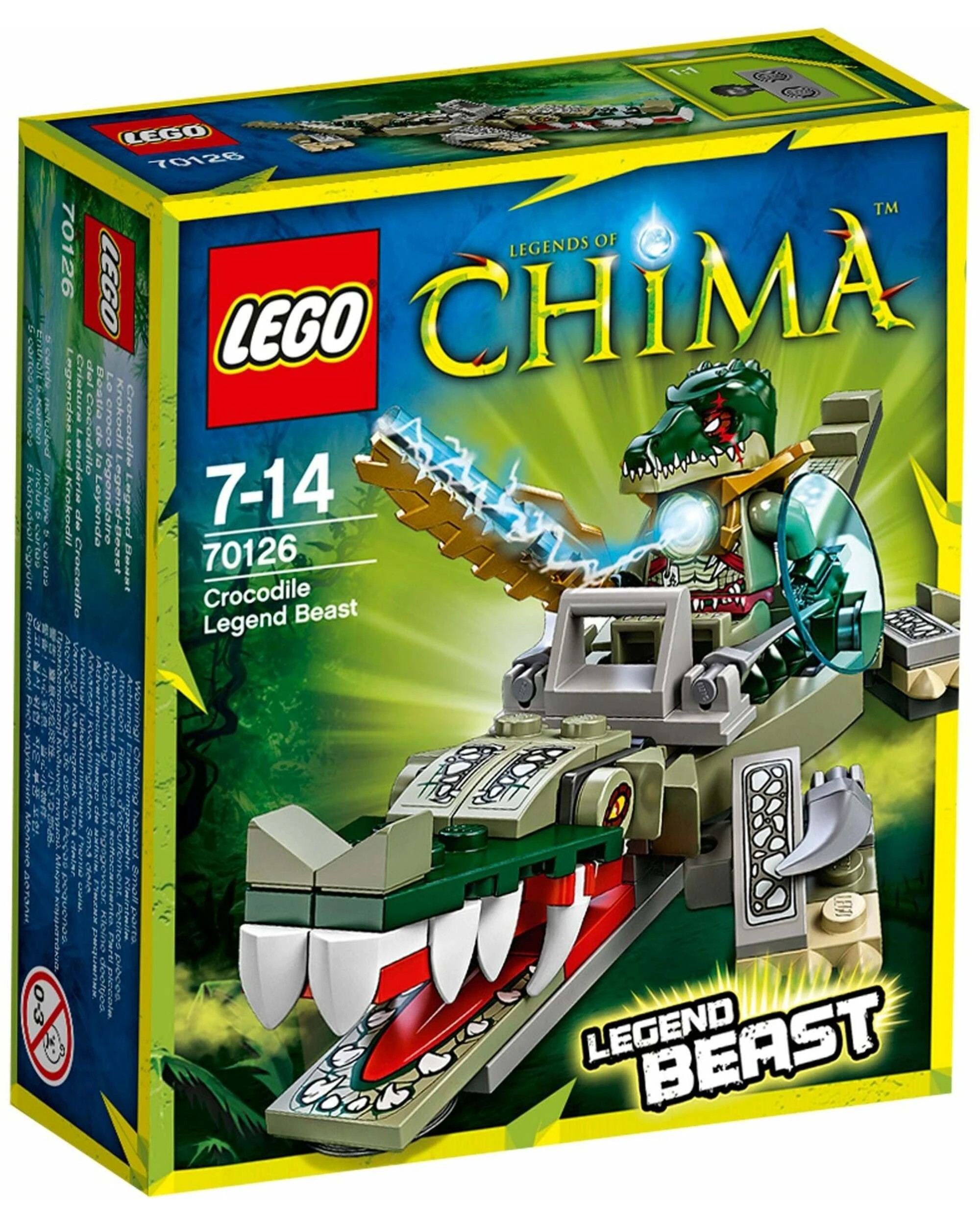 1 LEGO 70126 Cragger's Crocodile Legend Beast CHI, 1 of 3