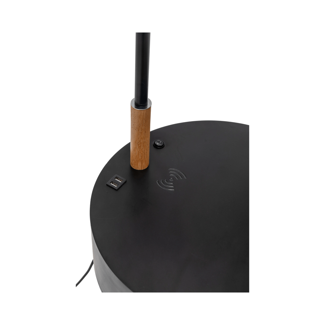 4 BR Home Florence Tripod Lamp with Shelf and Storage Drawer, 4 of 7