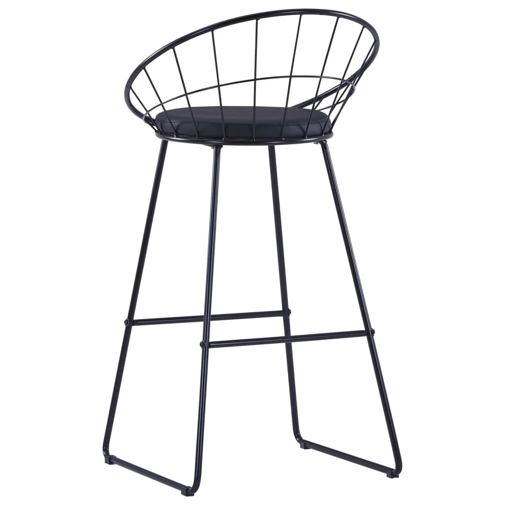 5 vidaXL Bar chair Footrest - Black, 5 of 7