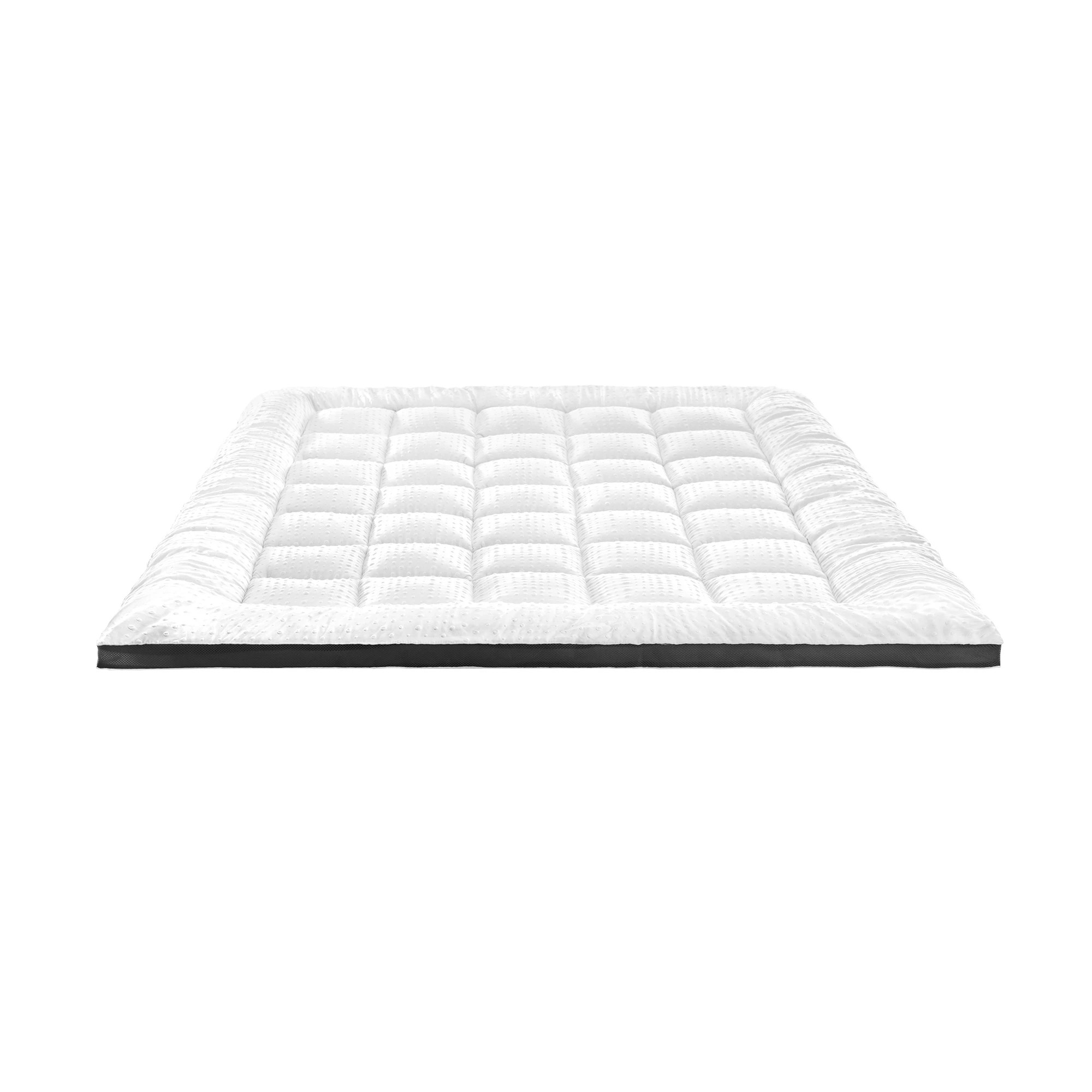 5 Bedra Bedding Mattress Topper Pillowtop 3D BUBBLE Airflow Protector  King- White, 5 of 7
