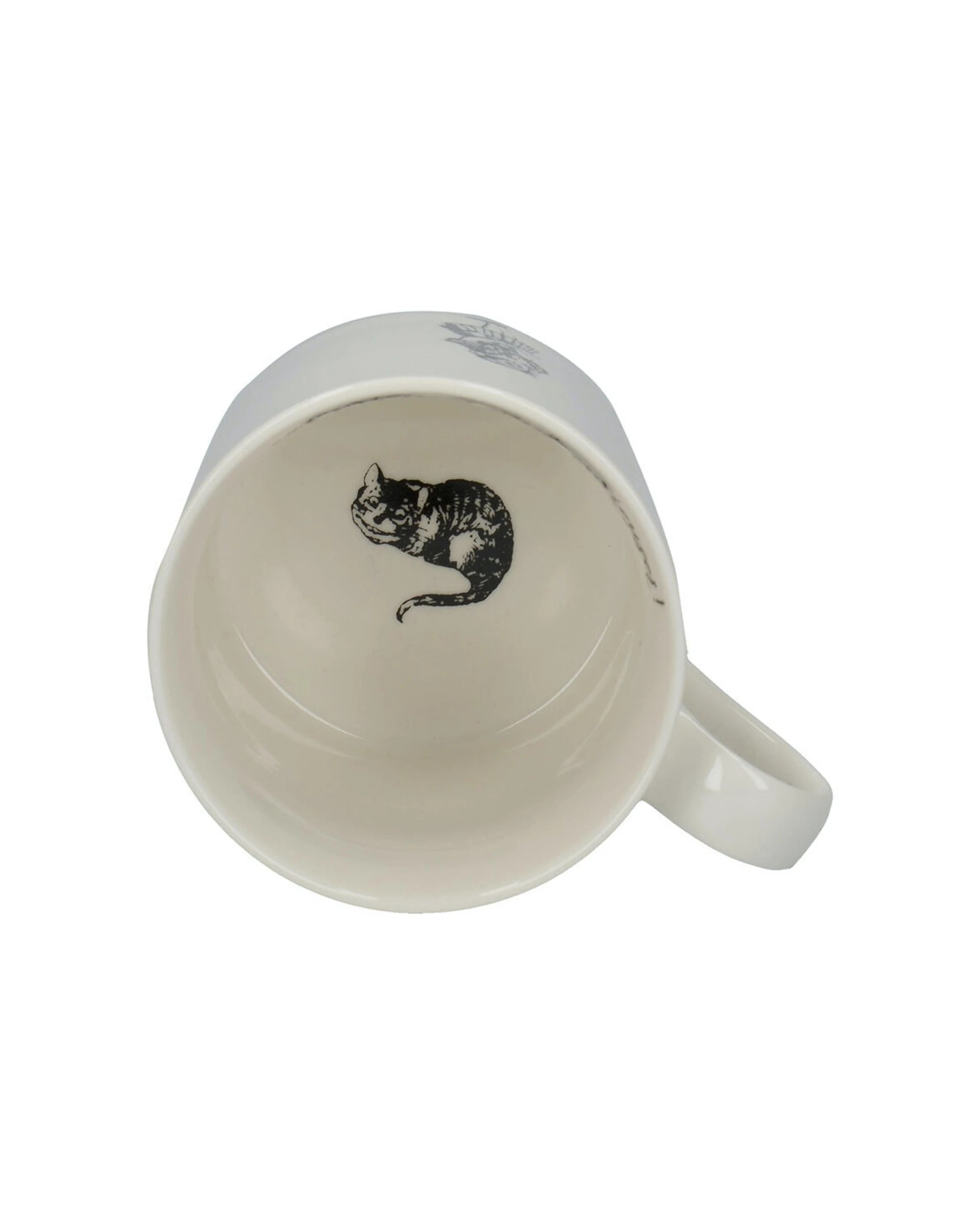 4 Mikasa 2PK V&A  Alice In Wonderland Coffee Drinking Mug Fine China Set 350mL - Alice - White, 4 of 6
