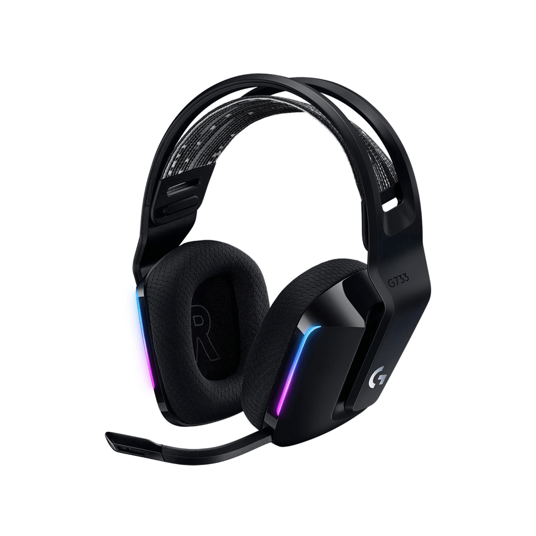 1 Logitech G733 Lightspeed Wireless RGB Gaming Headset - Black, 1 of 3