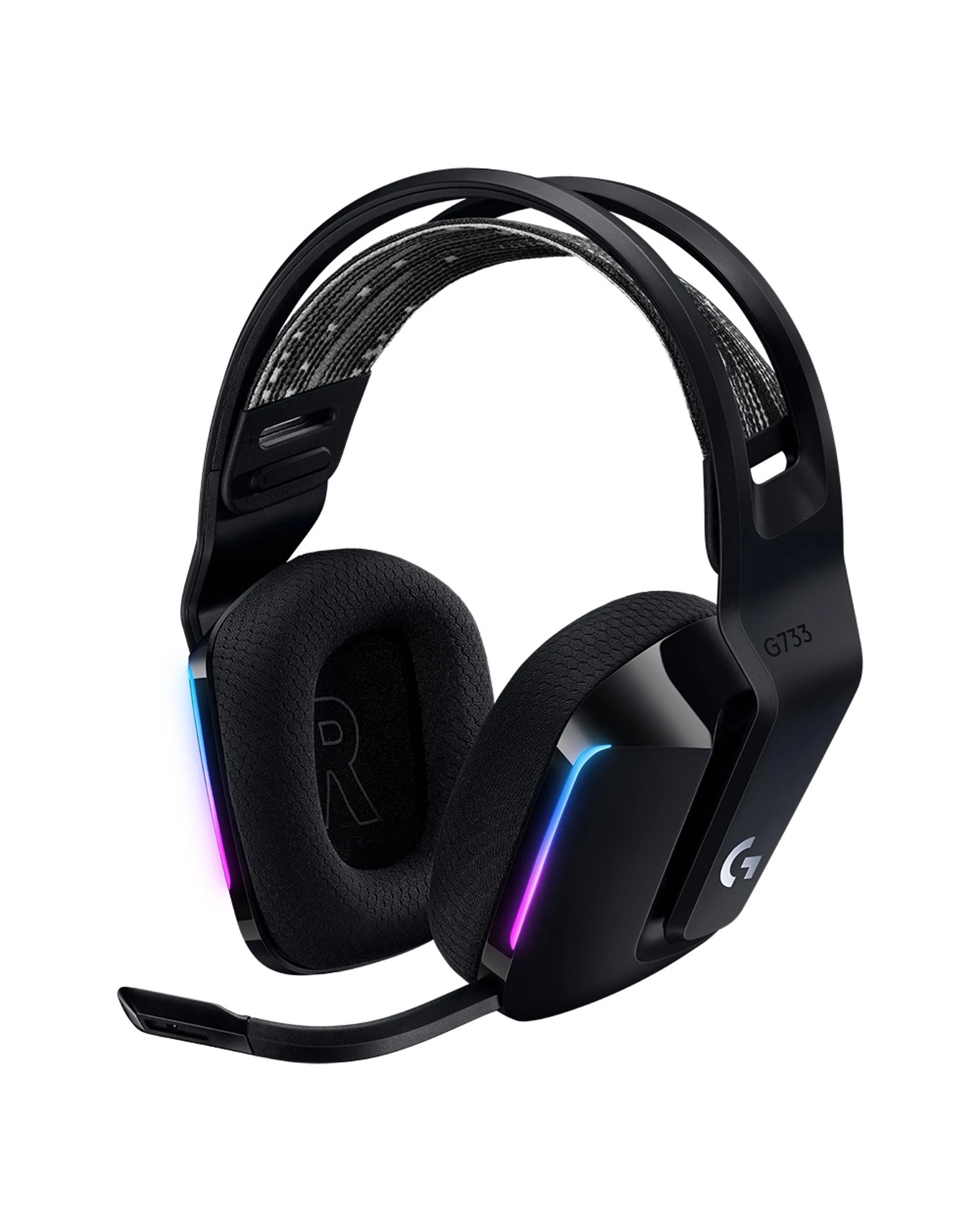 1 Logitech G733 Lightspeed Wireless RGB Gaming Headset - Black, 1 of 3