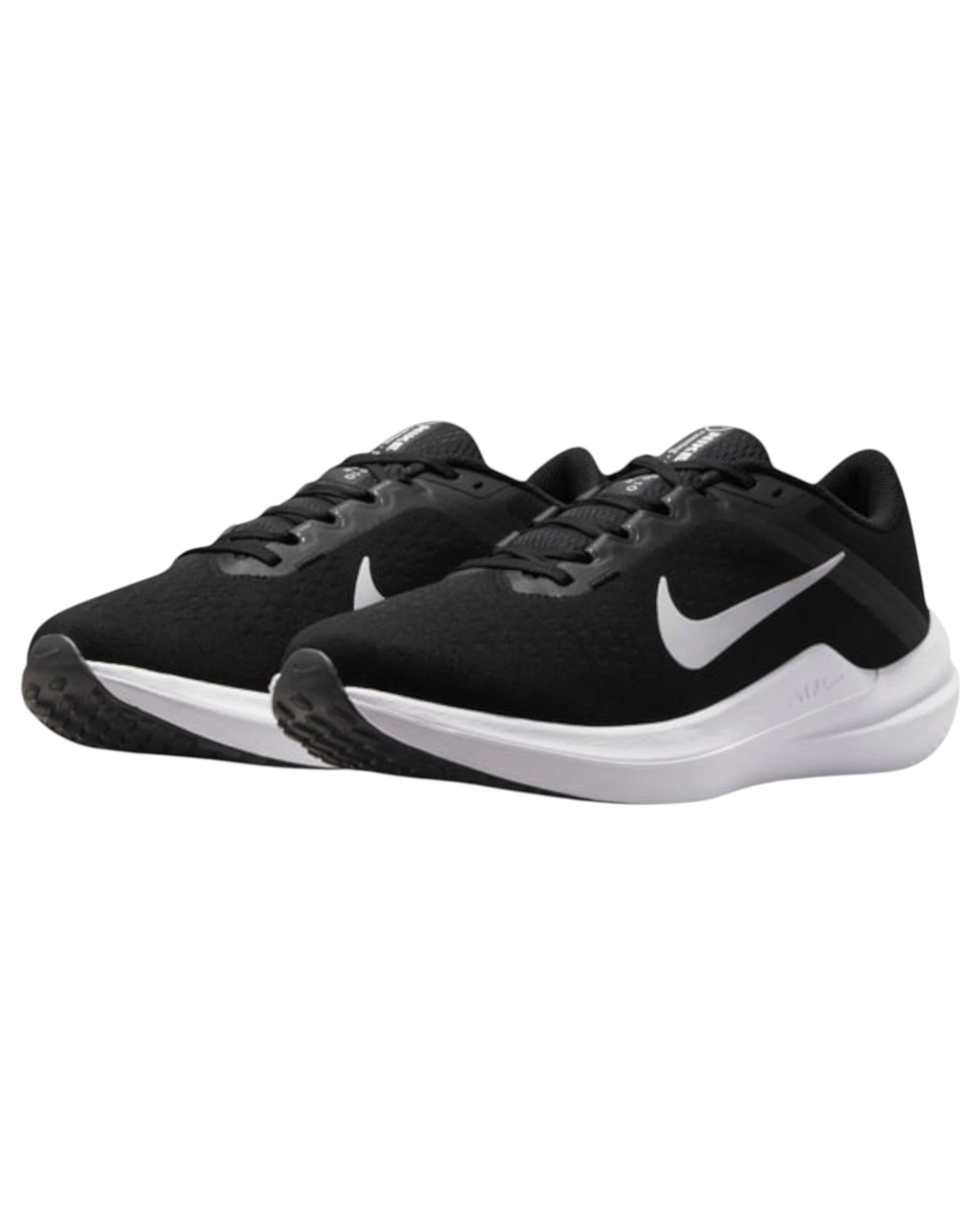 3 Nike Womens Air Winflo 10 Black/ White Athletic Running Shoes BLACK/WHITE, 3 of 10