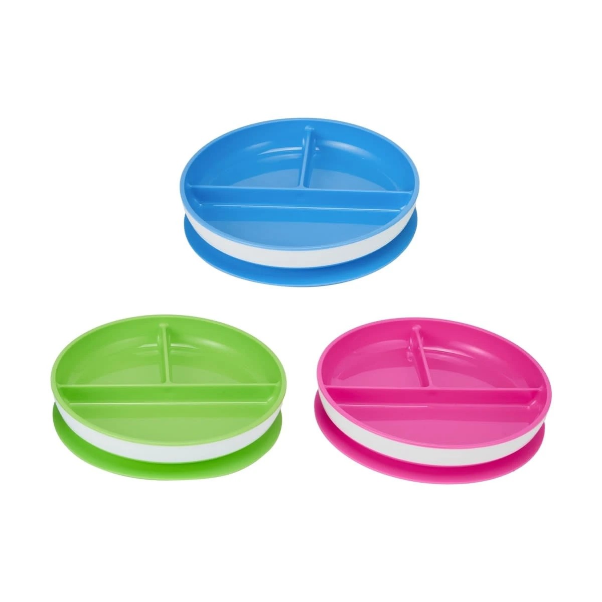 2 Suction Divided Plate - Assorted, 2 of 9