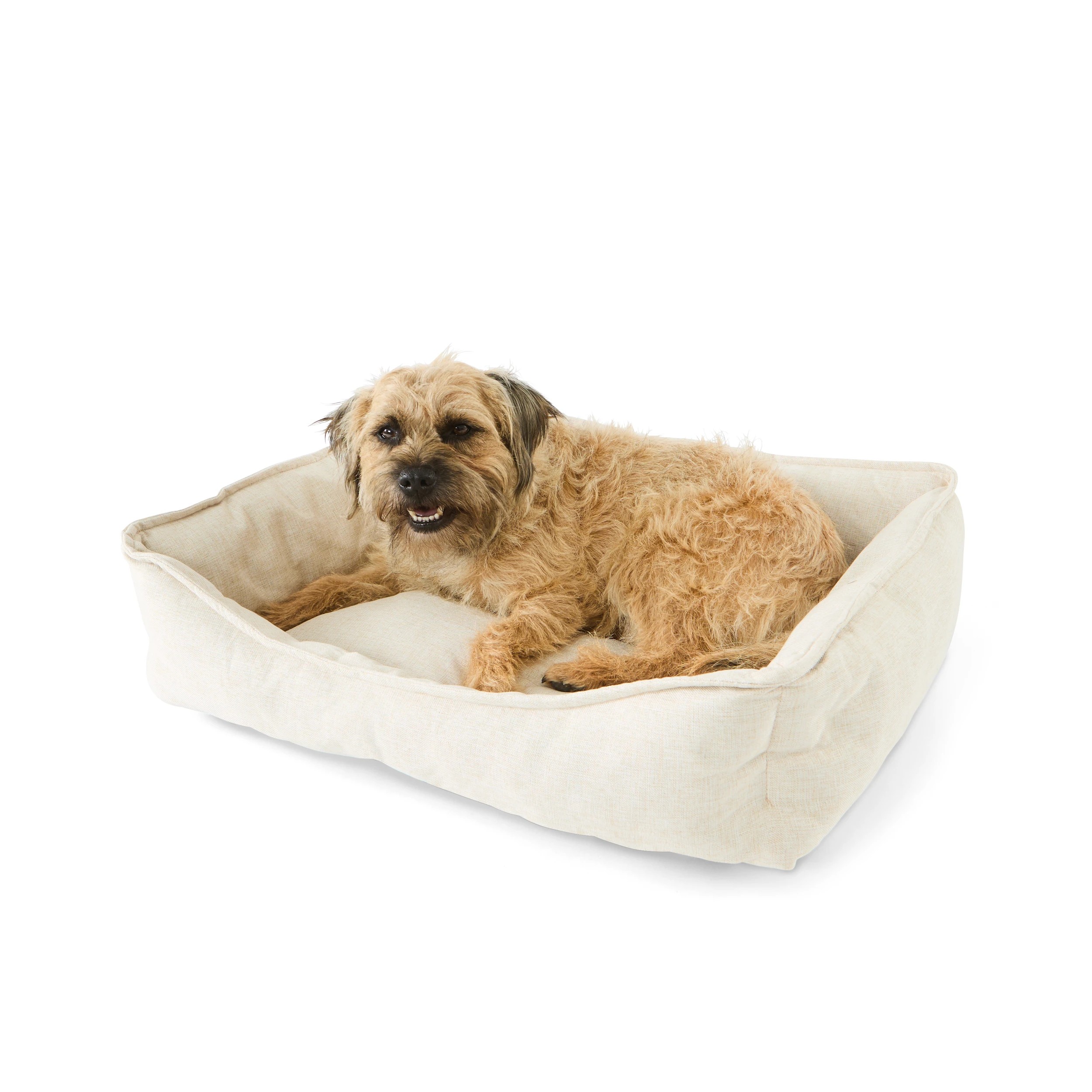 1 Pet Bed Lounge - Medium, Tan, 1 of 8