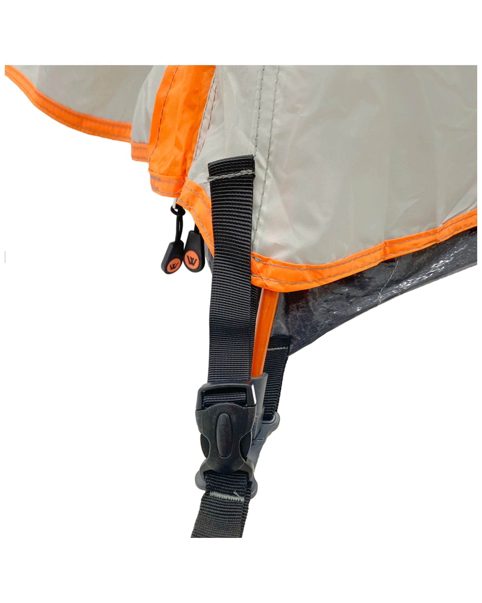 3 Wildtrak Easy Up Mozzie Dome 3 Fly Quick Setup Camping Tent 3 Person Portable - Grey, 3 of 5