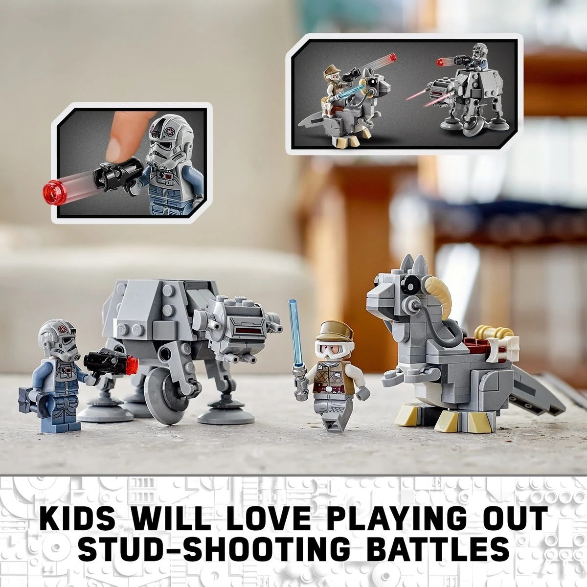 3 LEGO Star Wars AT-AT vs. Tauntaun Microfighters 75298, 3 of 8