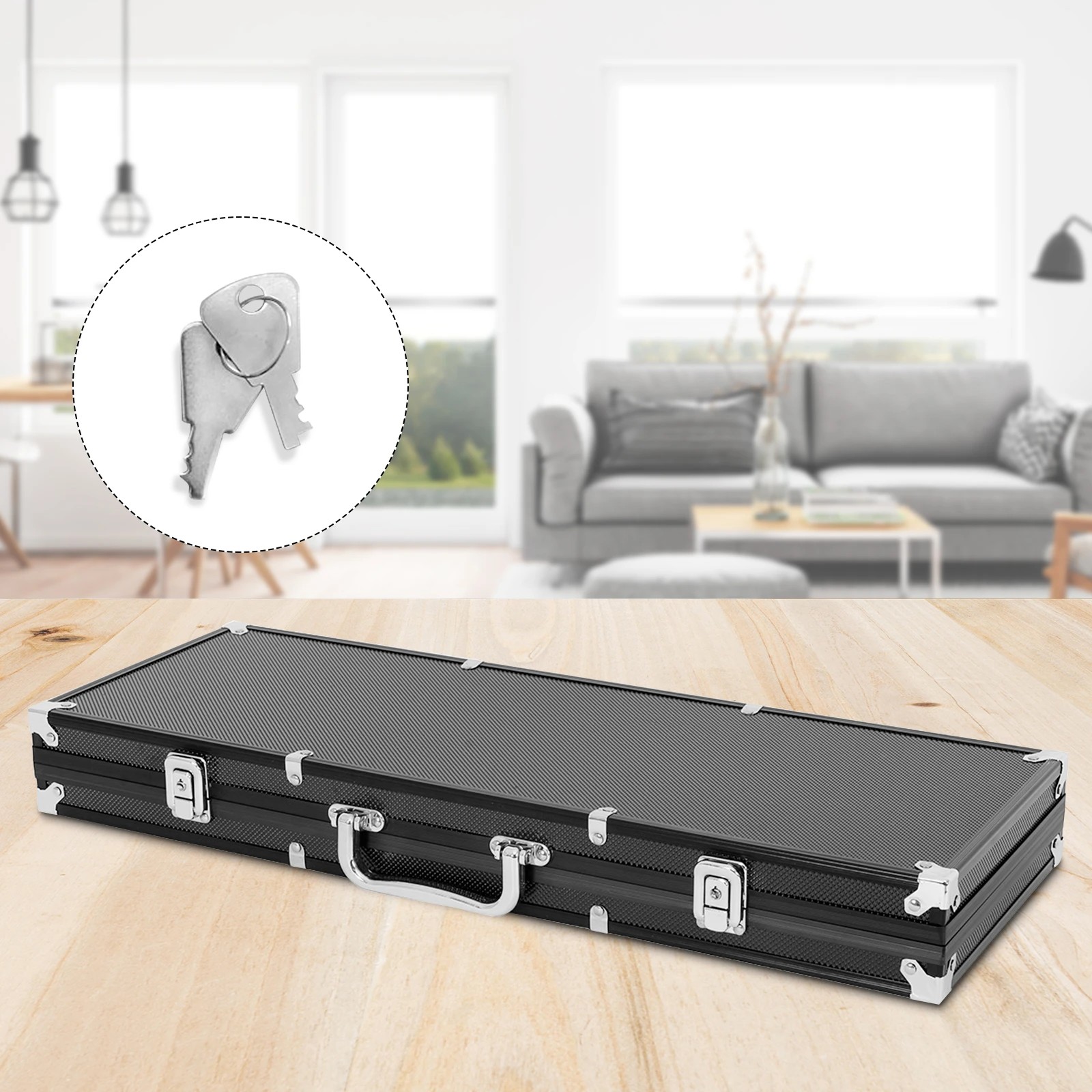 3 Costway Poker Chip Set 500PC Chips Texas Hold'em Poker Sets Playing Cards, 3 of 4