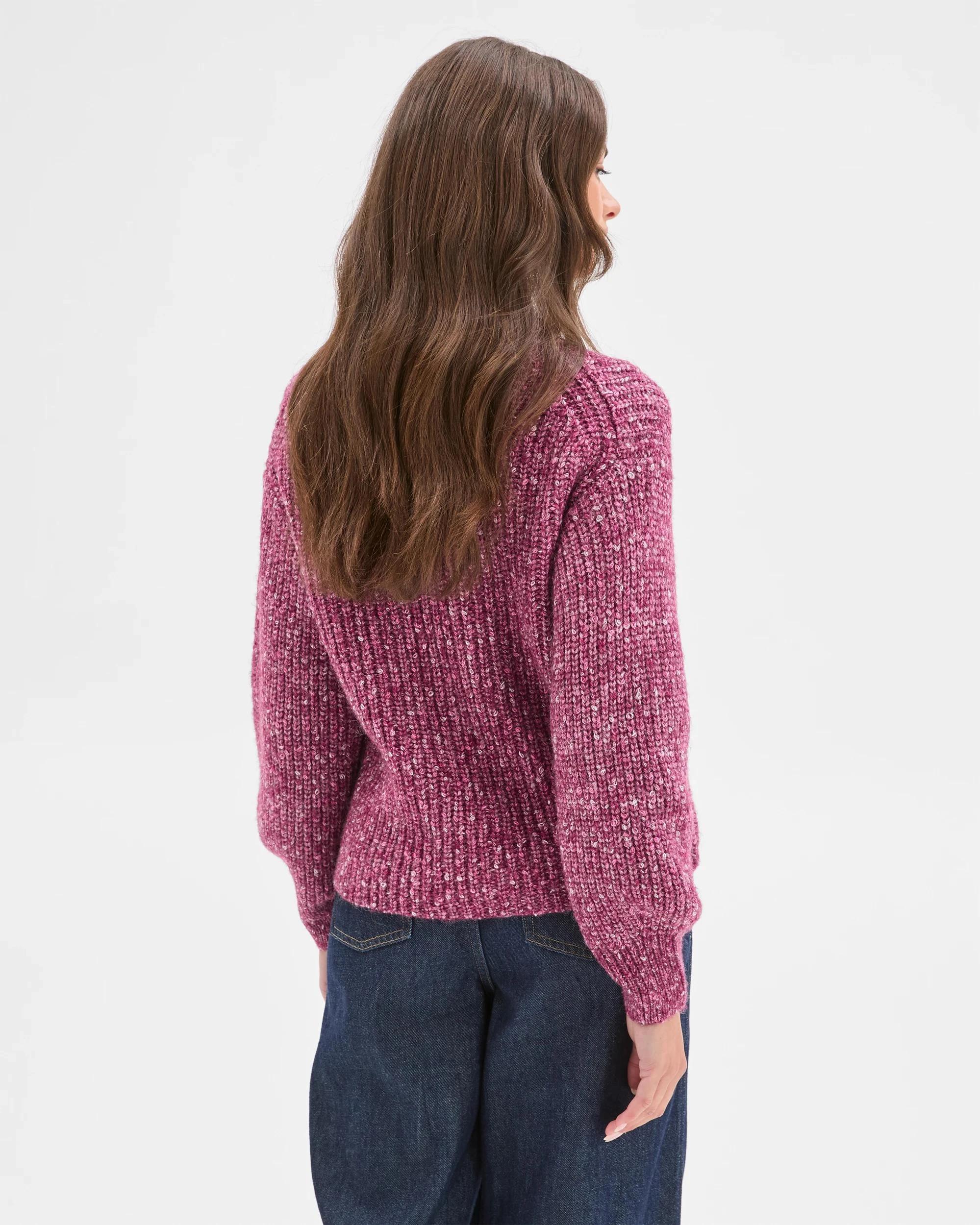 8 Target Petites Petites Twist Yarn High Neck Jumper PLUM TWIST, 8 of 8