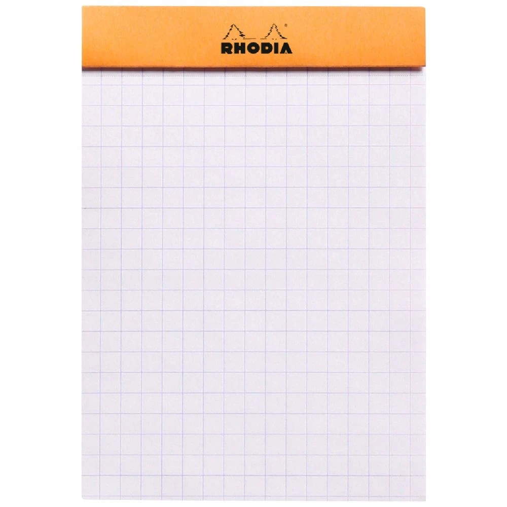 2 Rhodia No. 12 85 x 120mm Graph Pad Orange 80 Sheets, 2 of 4