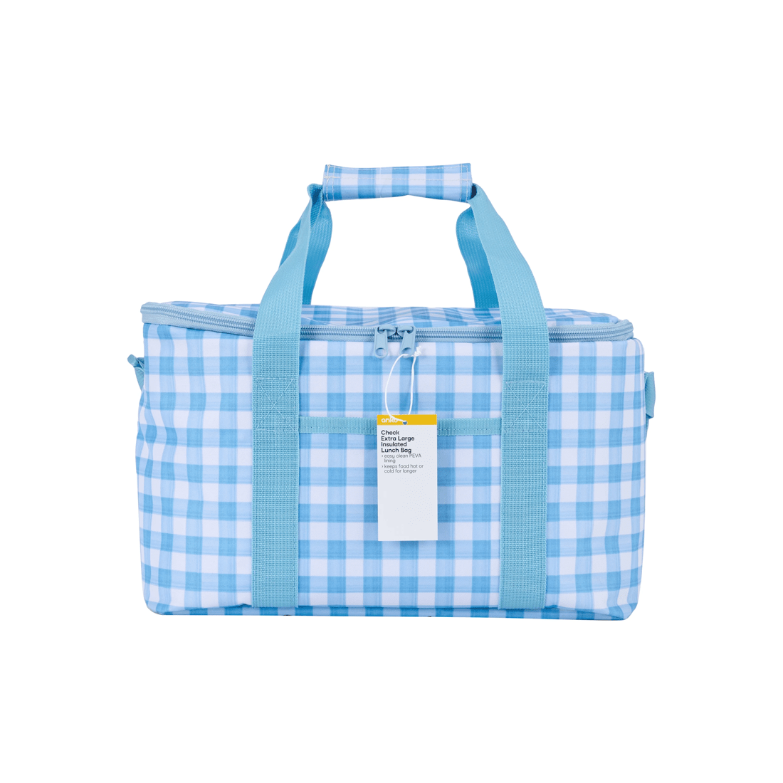4 Check Extra Large Insulated Lunch Bag, 4 of 4