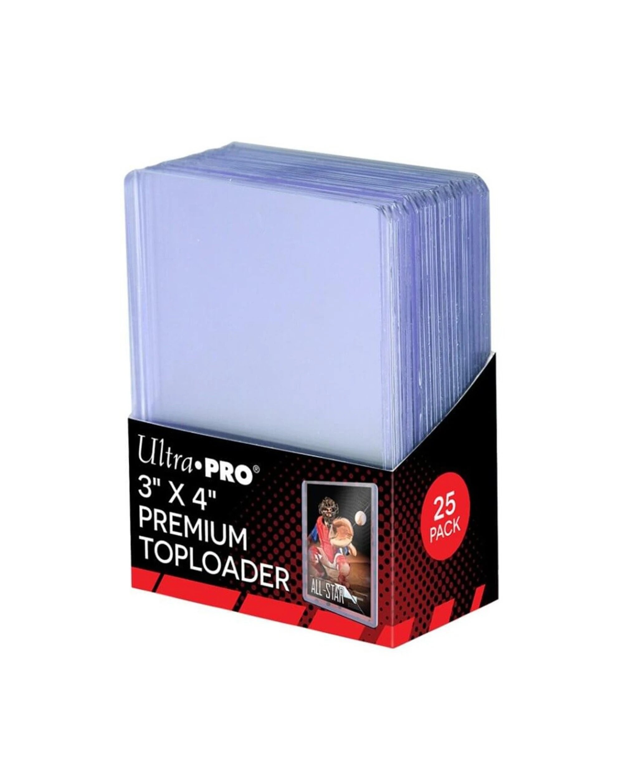1 Ultra Pro - Super Premium Top Loader 3" x 4" Clear Sleeves 25-Pack, 1 of 1