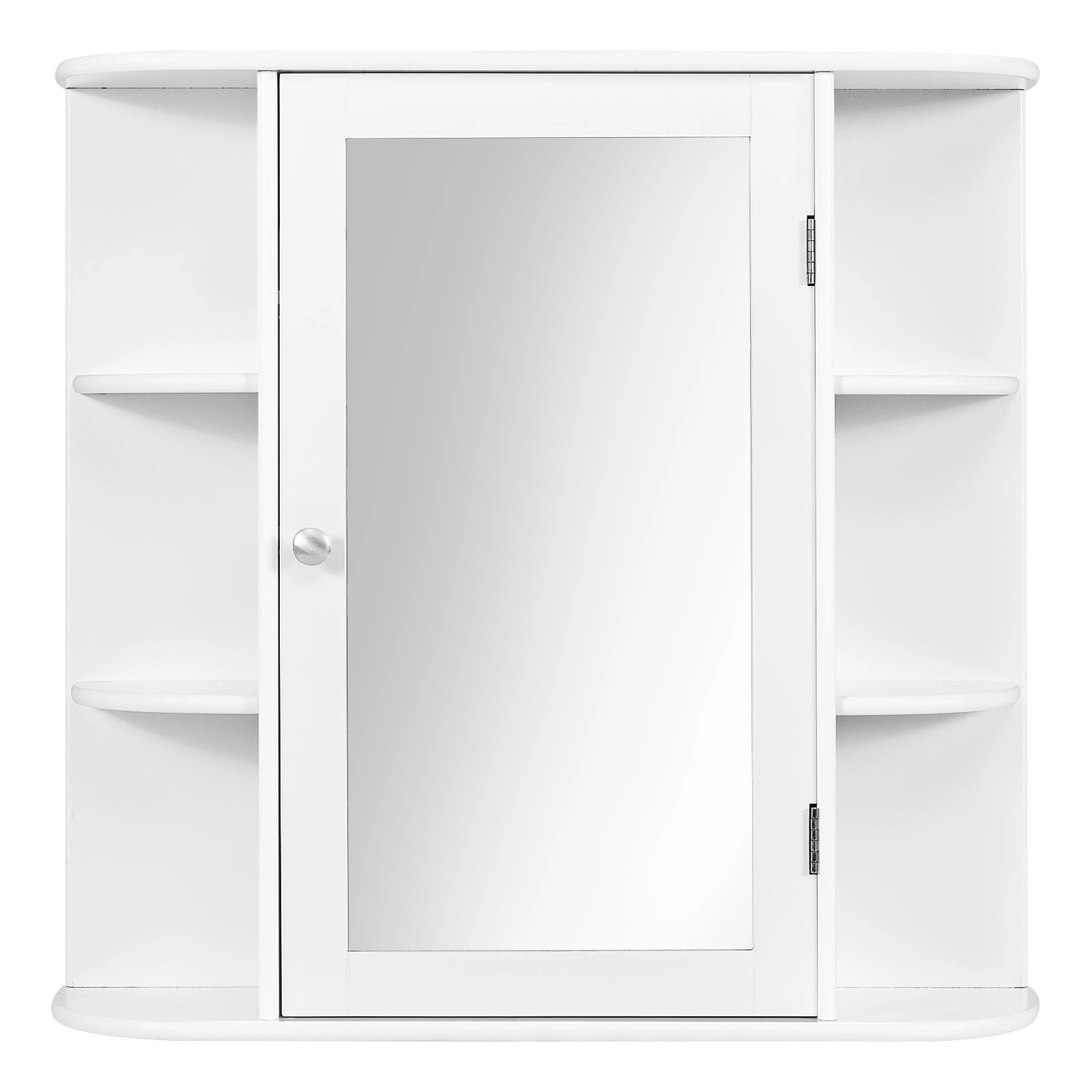 1 Costway Bathroom Wall Cabinet w/Mirror Modern Medicine Cabinet, 1 of 6
