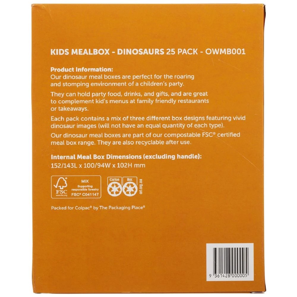 2 Colpac Kids Mealbox Dinosaurs 25 Pack, 2 of 6