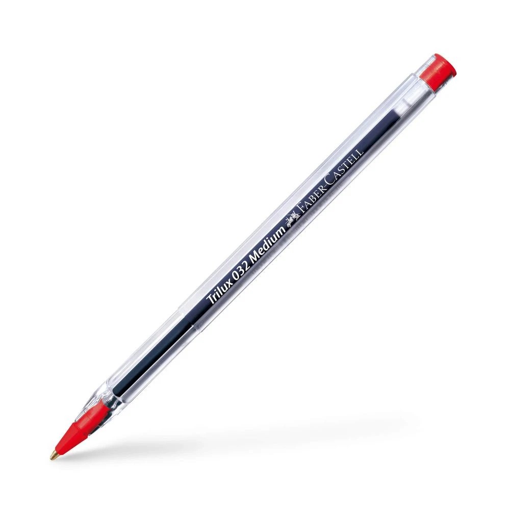 4 Faber-Castell Trilux Ballpoint Pens Red 50 Pack, 4 of 4