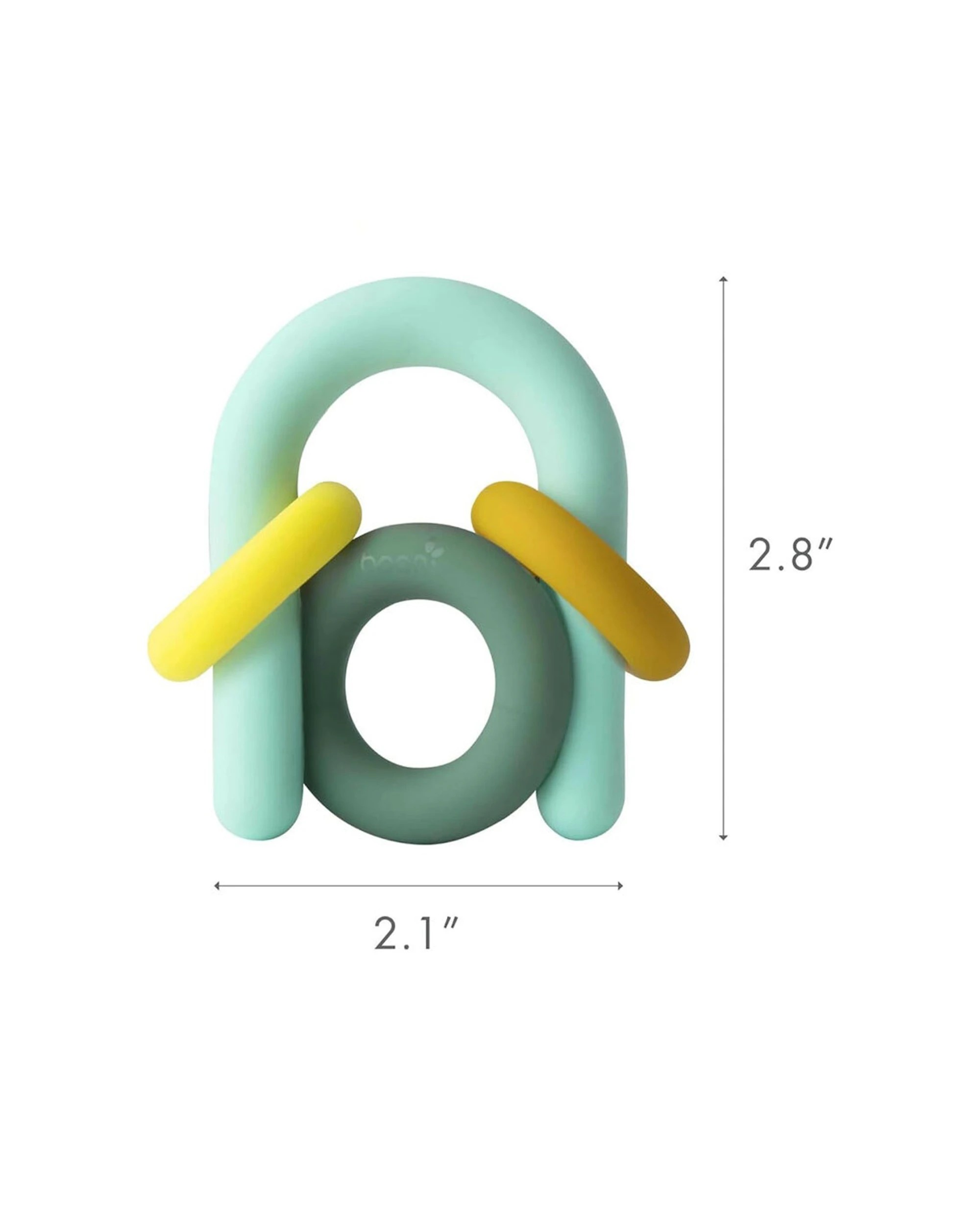 6 Boon 2PK HOOP Food-Grade Silicone Toddler Baby Sleeping Teether - Multi, 6 of 6