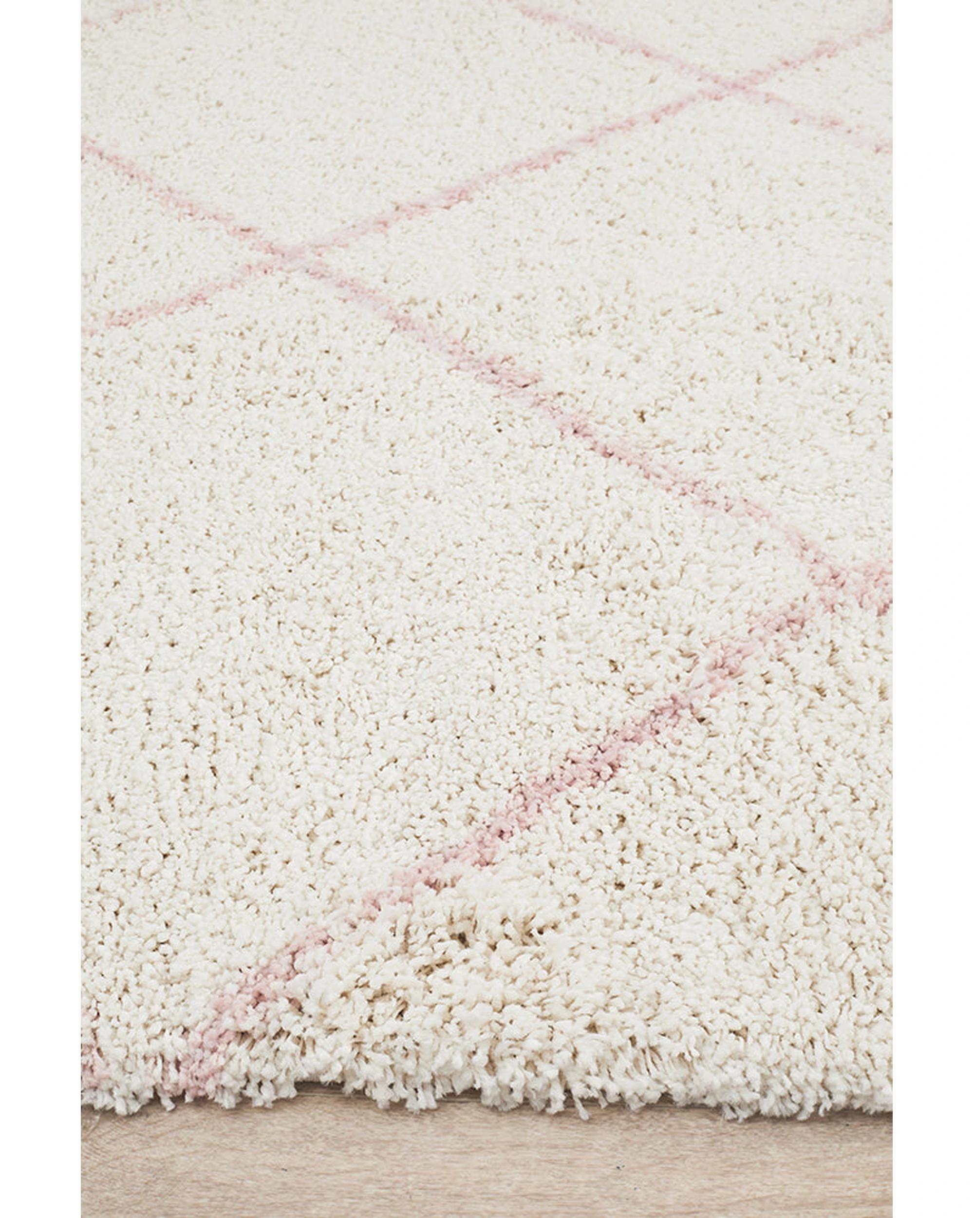 5 Rug Culture Saffron 22 Pink Rug — Moroccan-inspired, Power-loomed Polypropylene, 290 x 200 cm, 4 cm Pile - Assorted, 5 of 7