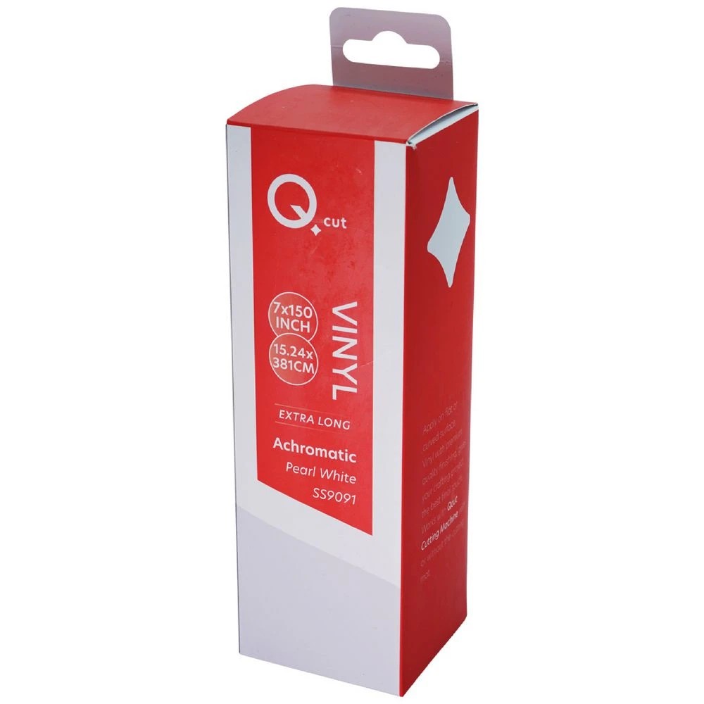 1 Qcut Classic Vinyl XL Pearl White Achromatic, 1 of 3