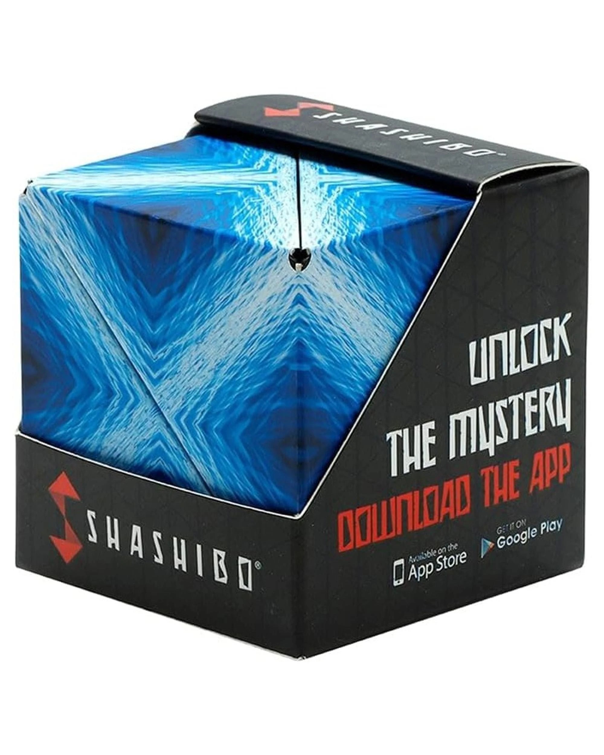 1 Shashibo Shape Shifting Box - Blue Planet, 1 of 6