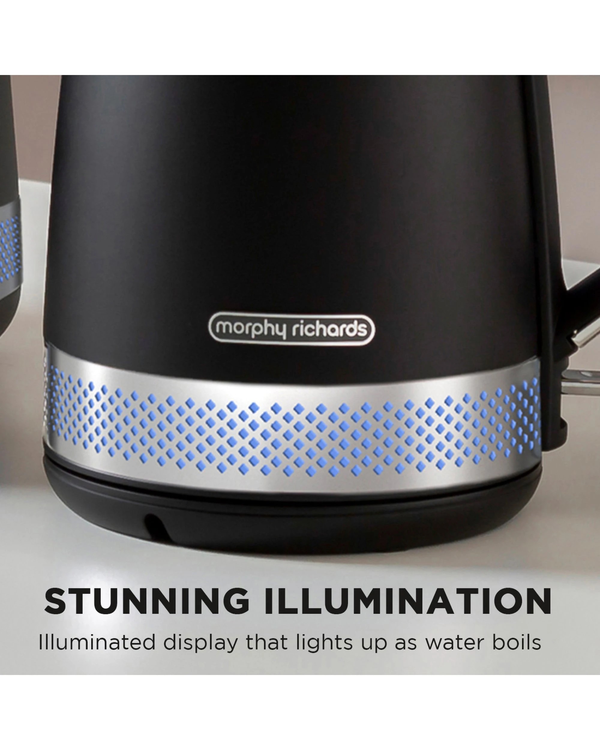 7 Morphy Richards 1.7L Illumination Jug Kettle - Black, 7 of 10