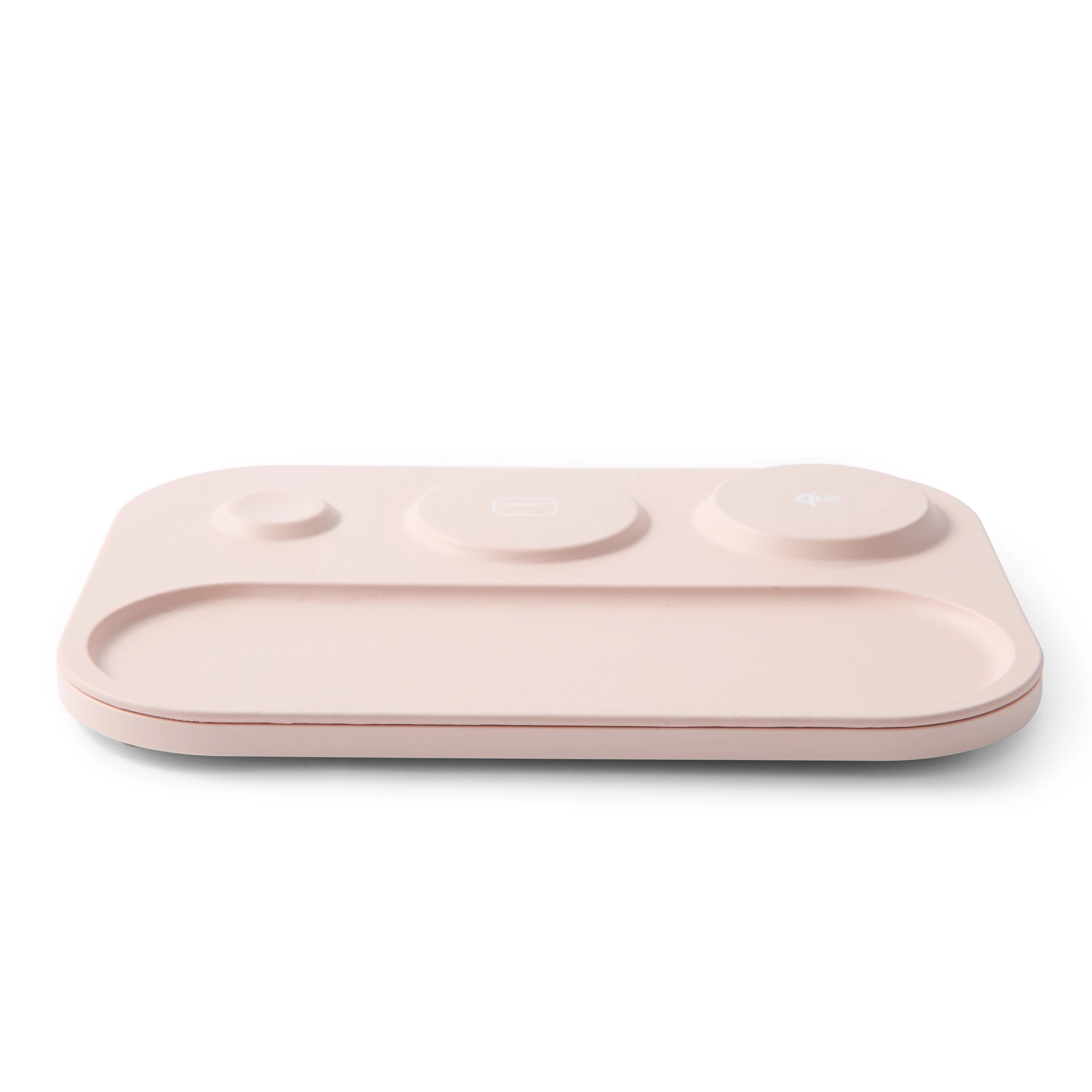 2 3-in-1 Wireless Charger Tray - Beige, 2 of 8